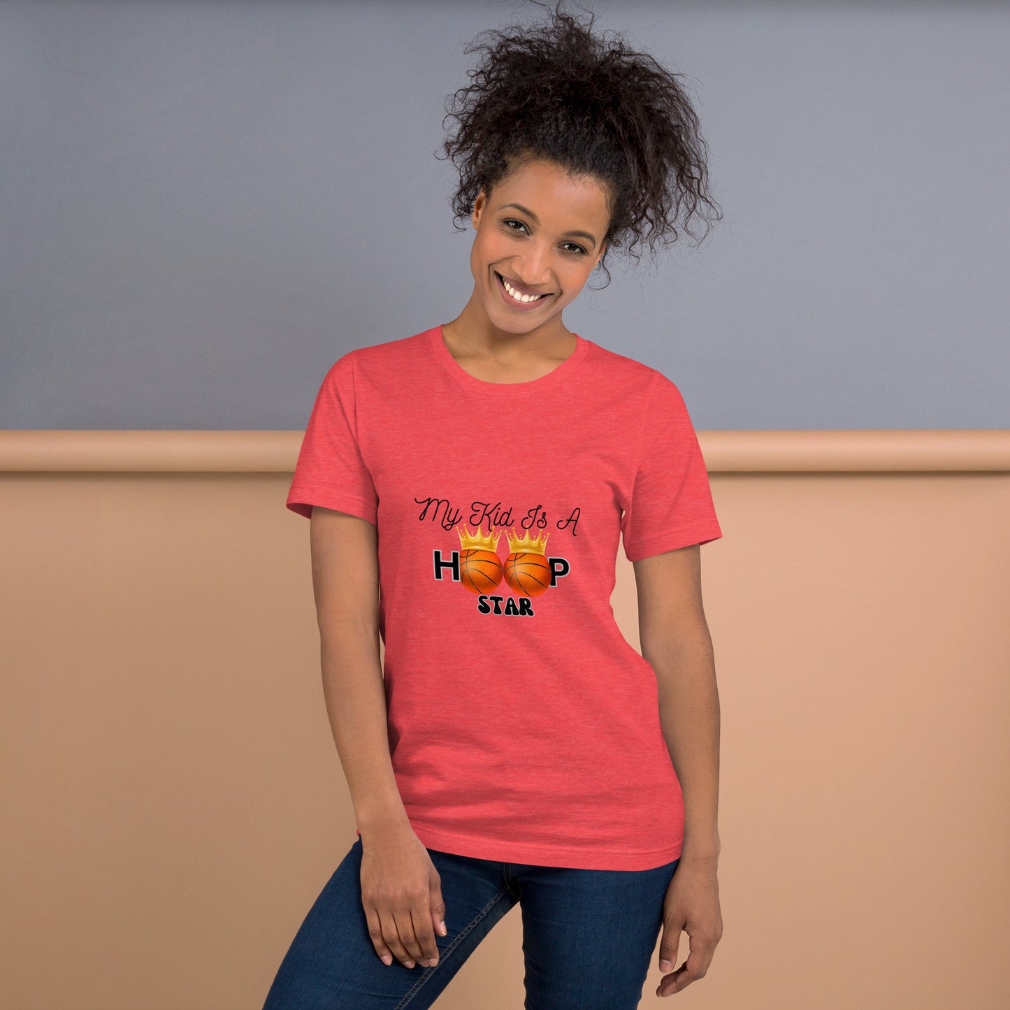 My Kid Is A Hoop Star | Short Sleeve | Unisex T-Shirt   - #tag1# - #tag2# - 