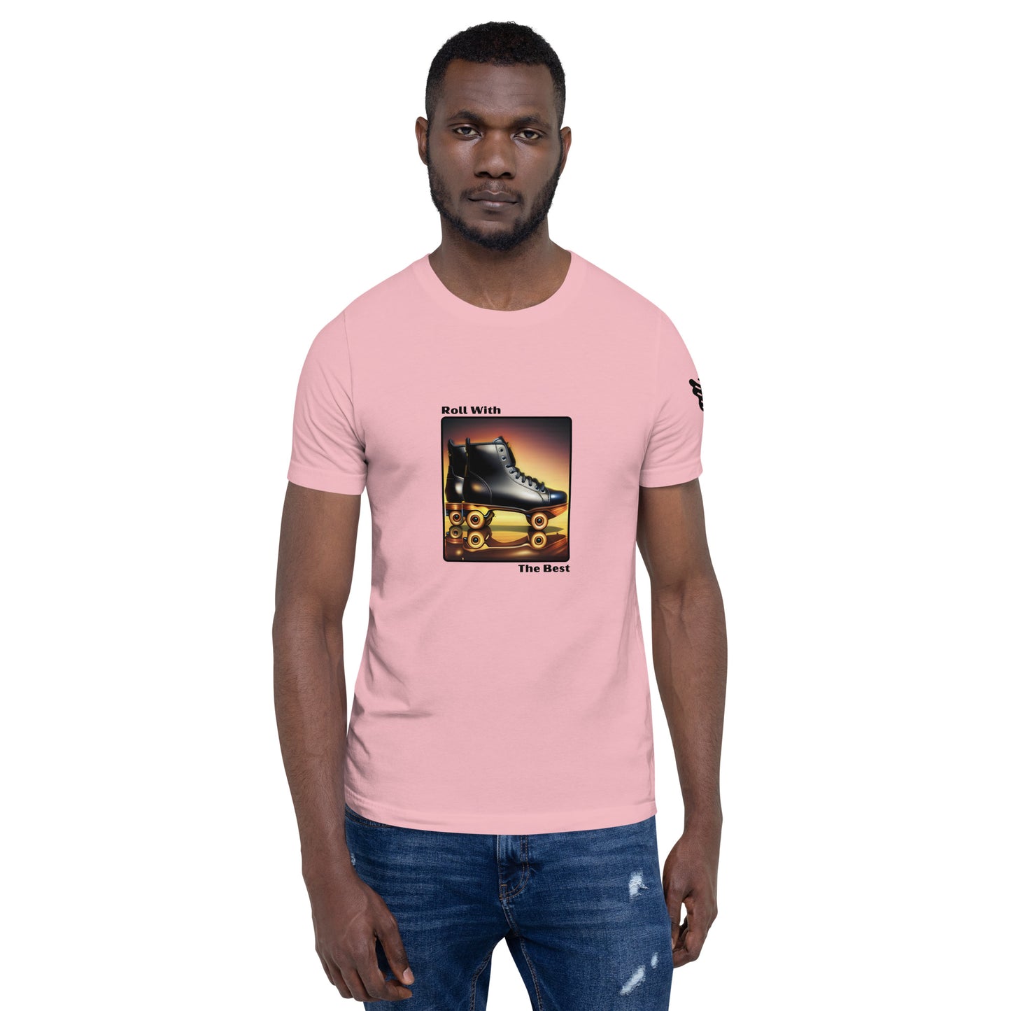 Roll With The Best | Roller Skater | Short Sleeve | Unisex T-Shirt   - #tag1# - #tag2# - 