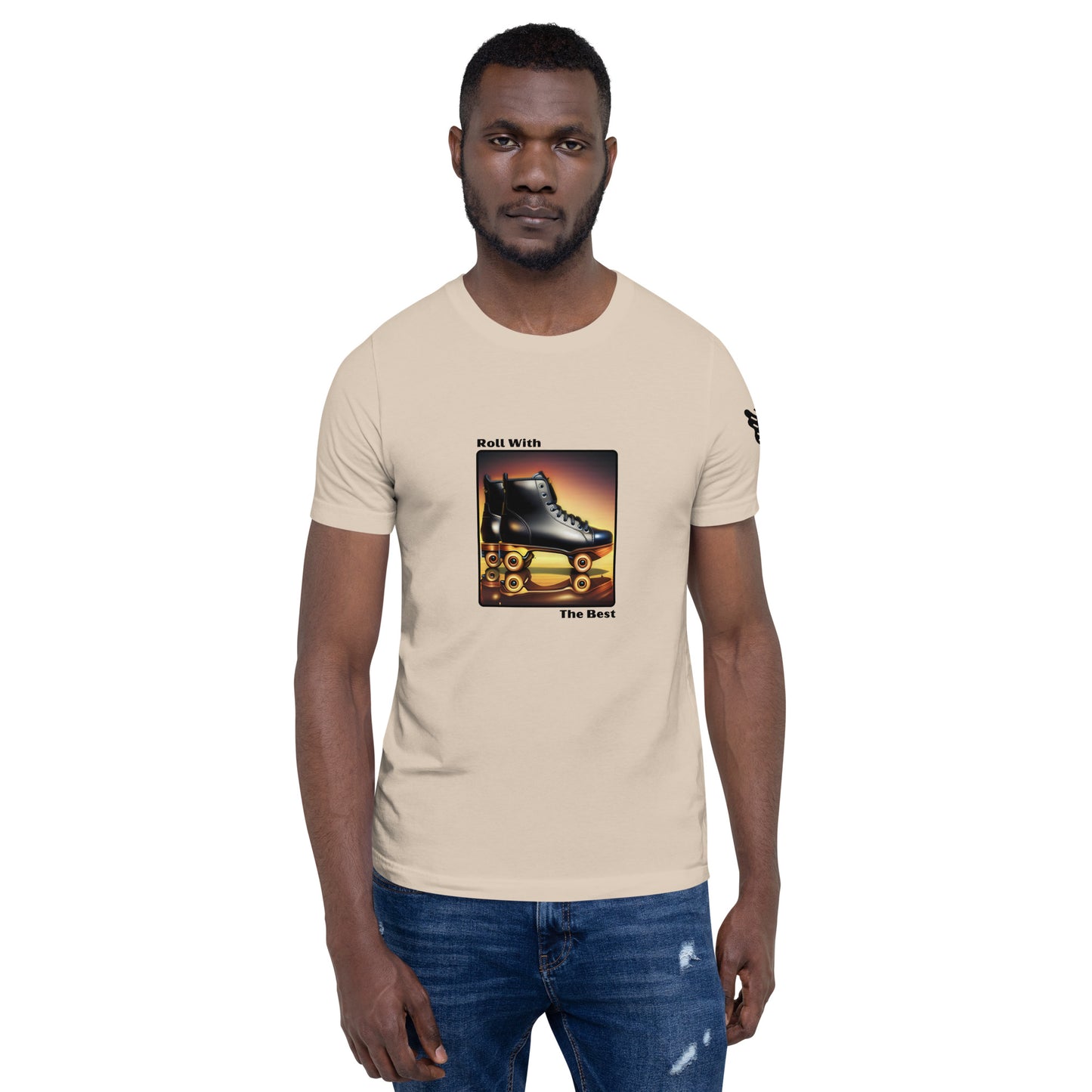 Roll With The Best | Roller Skater | Short Sleeve | Unisex T-Shirt   - #tag1# - #tag2# - 