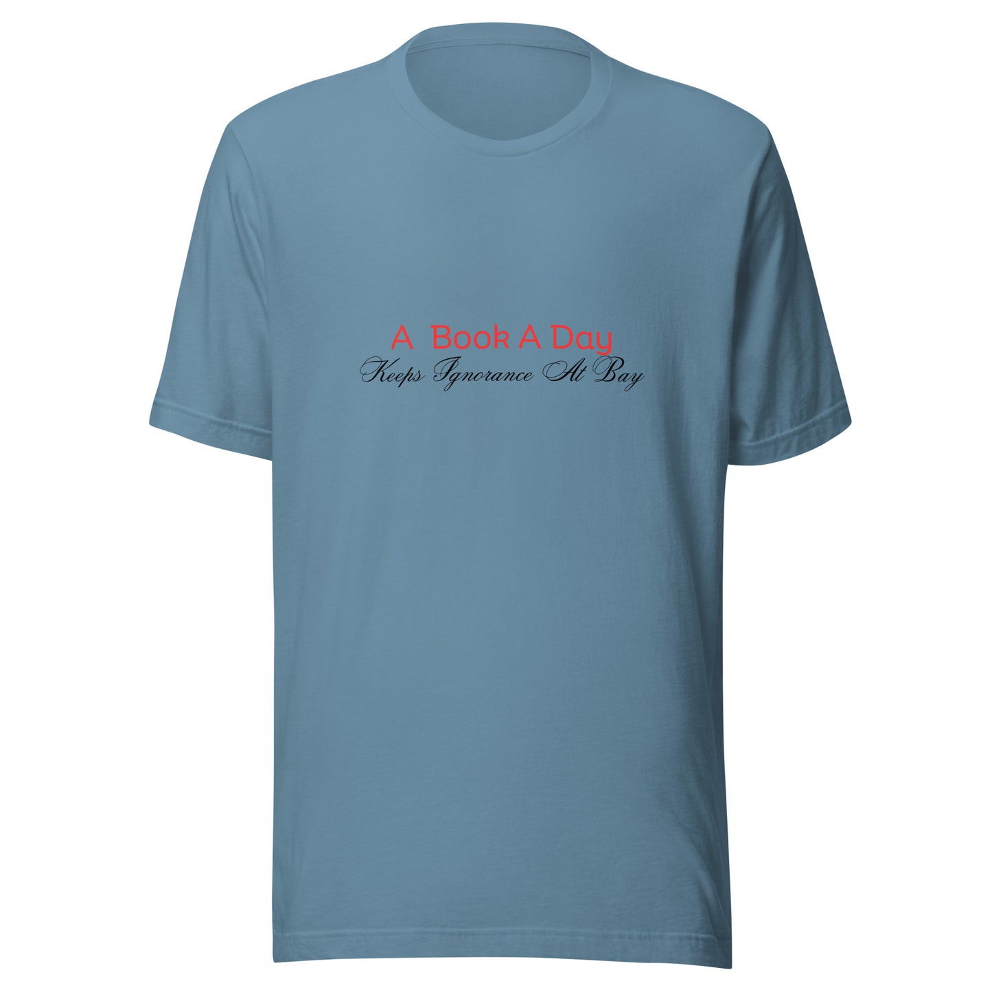 A Book A Day Keeps Ignorance At Bay | Short Sleeve | Unisex T-Shirt   - #tag1# - #tag2# - 