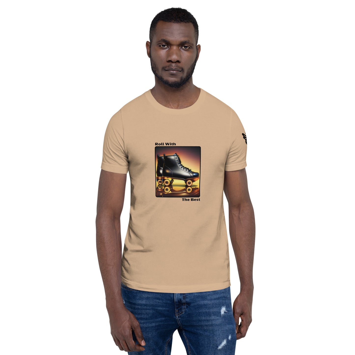Roll With The Best | Roller Skater | Short Sleeve | Unisex T-Shirt   - #tag1# - #tag2# - 