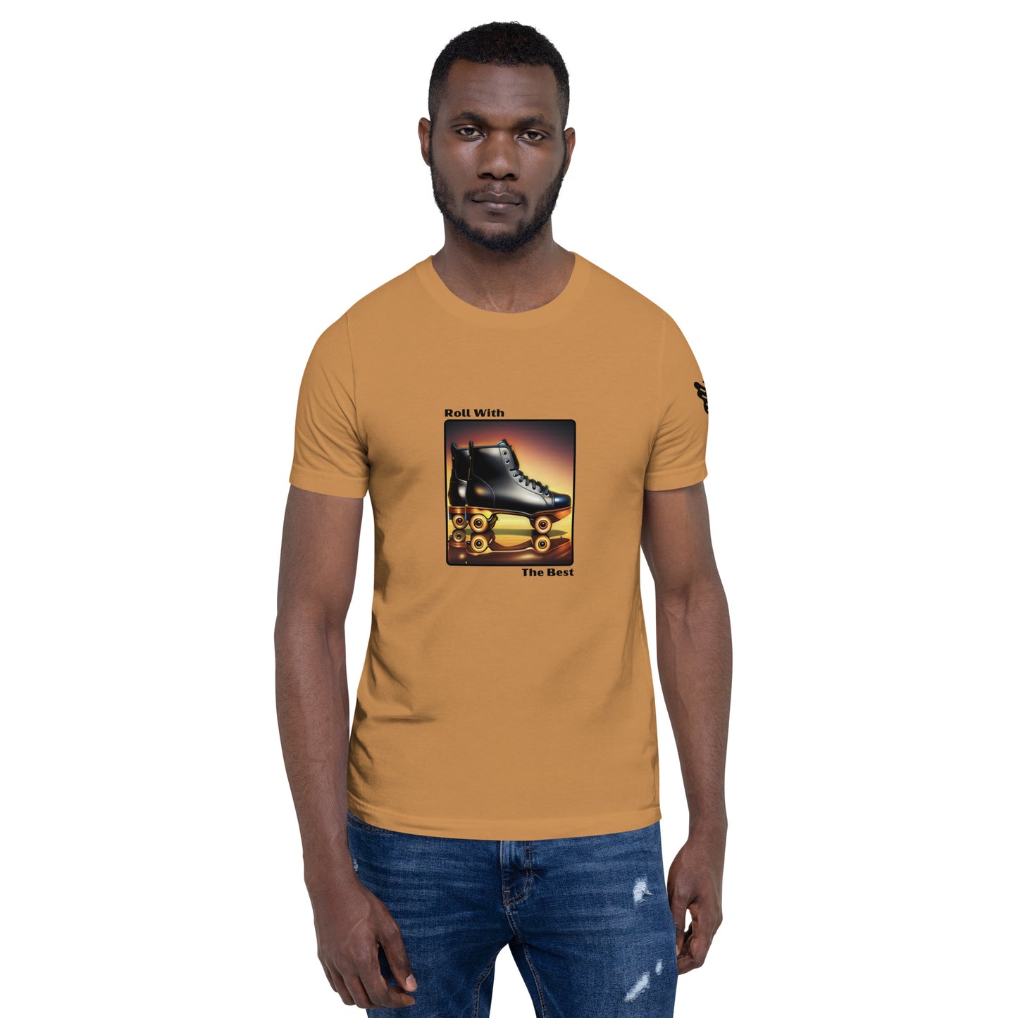 Roll With The Best | Roller Skater | Short Sleeve | Unisex T-Shirt   - #tag1# - #tag2# - 