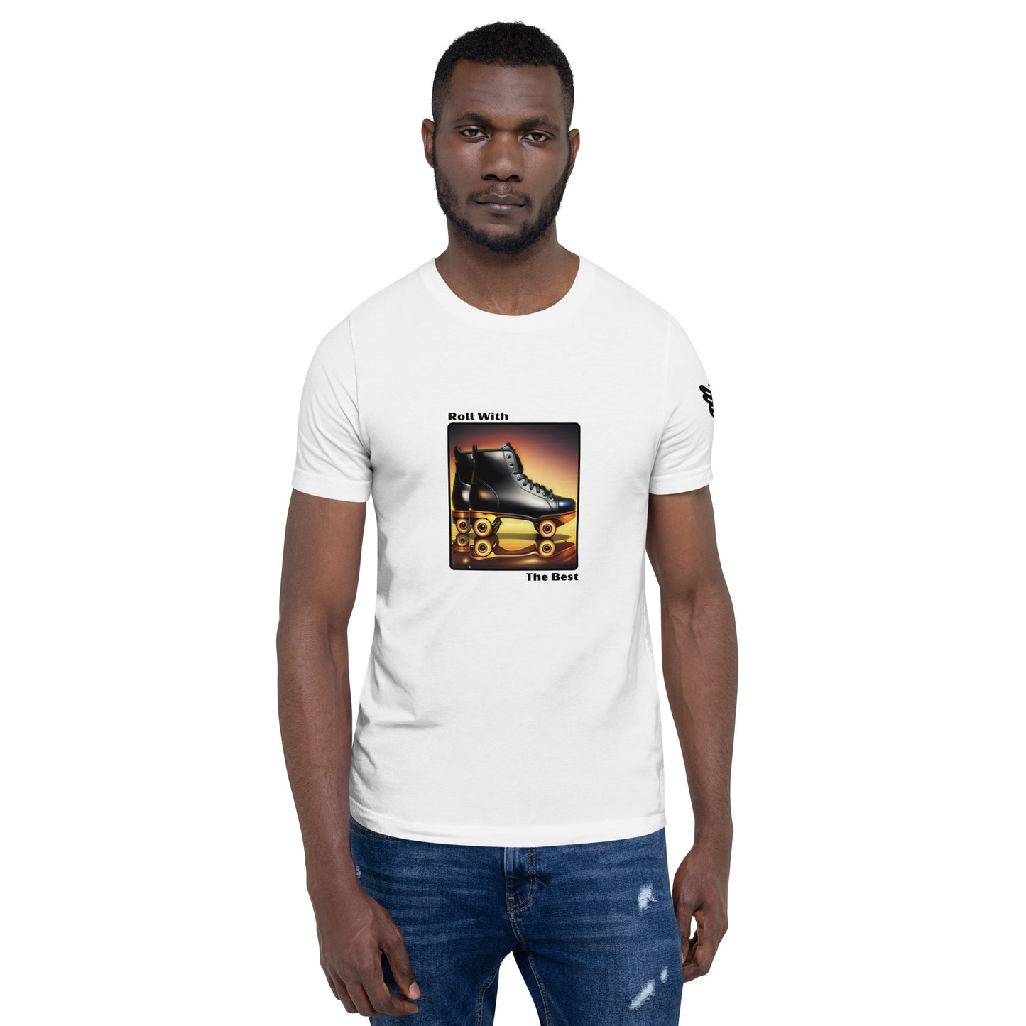 Roll With The Best | Roller Skater | Short Sleeve | Unisex T-Shirt   - #tag1# - #tag2# - 
