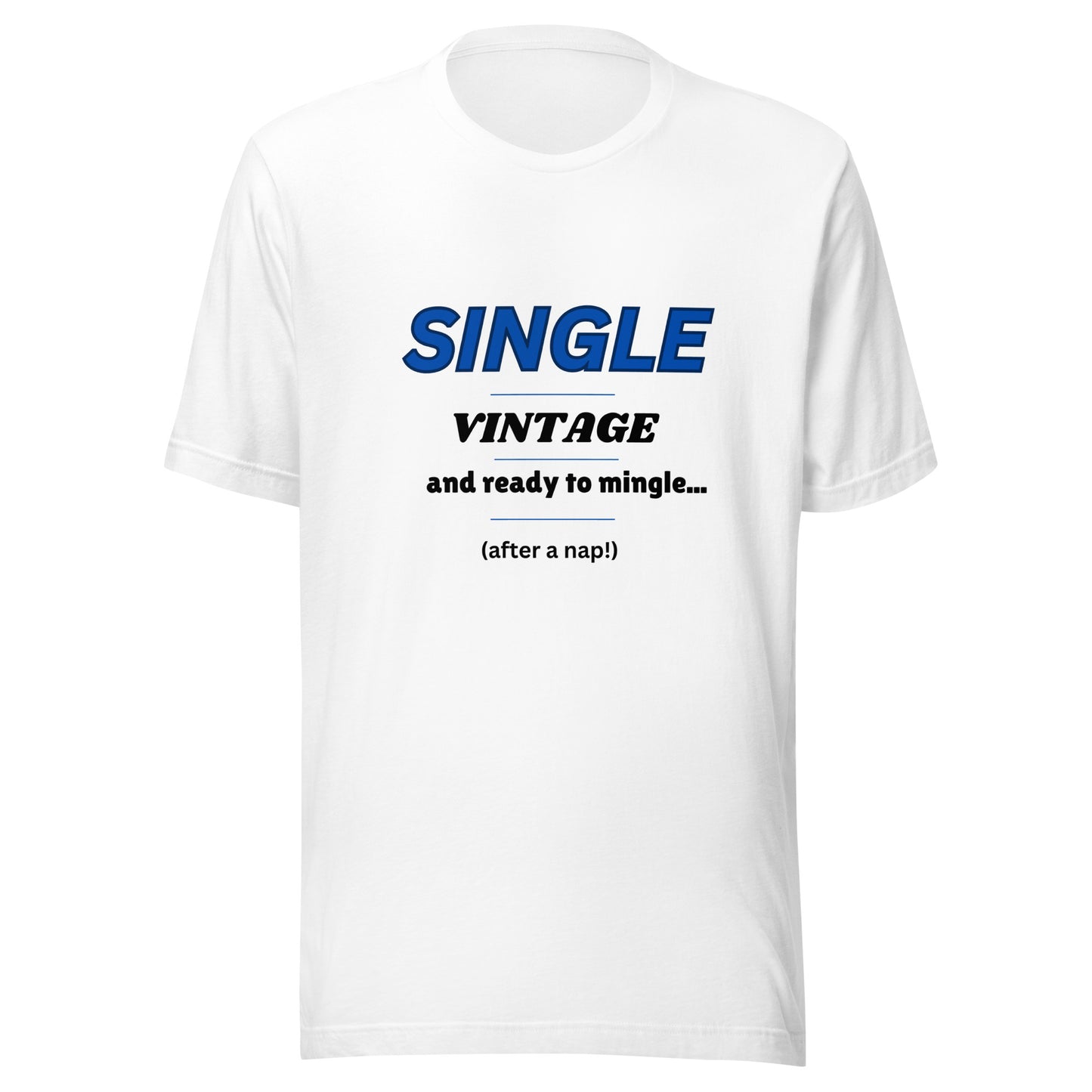 Single, Vintage | Short Sleeve | Unisex T-Shirt   - #tag1# - #tag2# - 