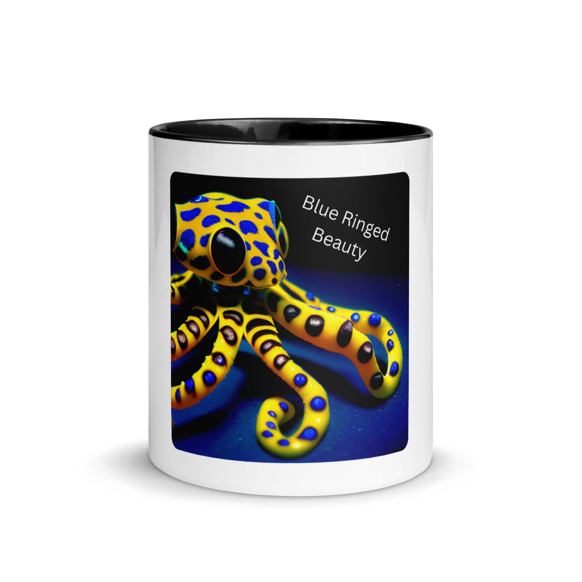 Blue Ringed Octopus | Mug with Color Inside   - #tag1# - #tag2# - 