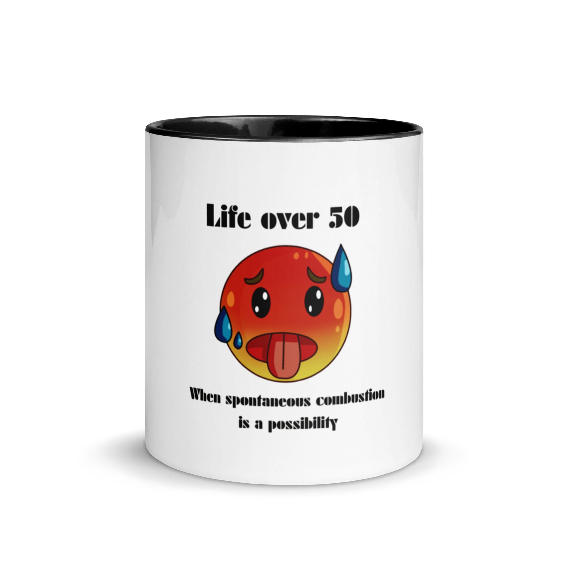 Life Over 50 | Mug with Color Inside   - #tag1# - #tag2# - 