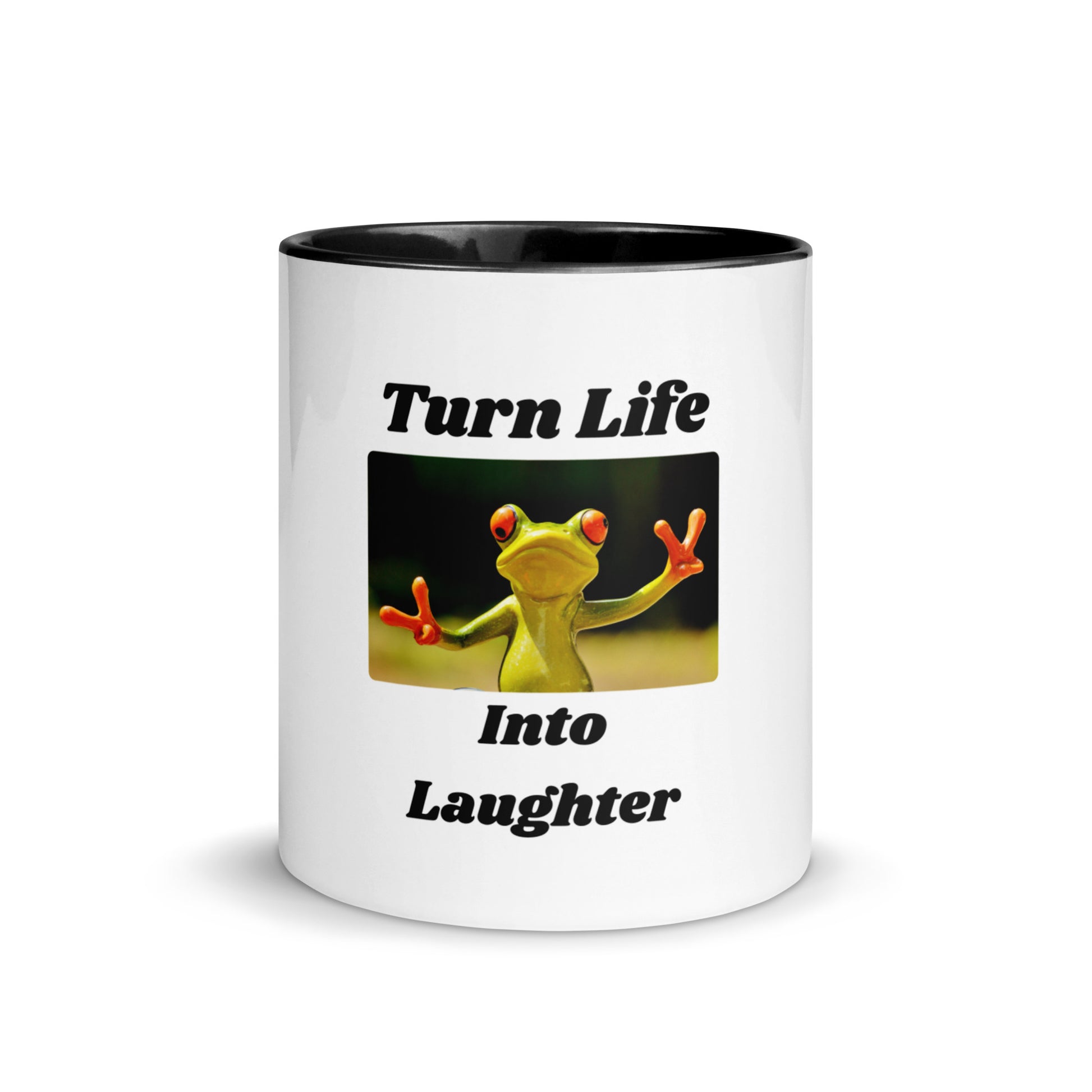 Turn Life Into Laughter | Mug with Color Inside   - #tag1# - #tag2# - 