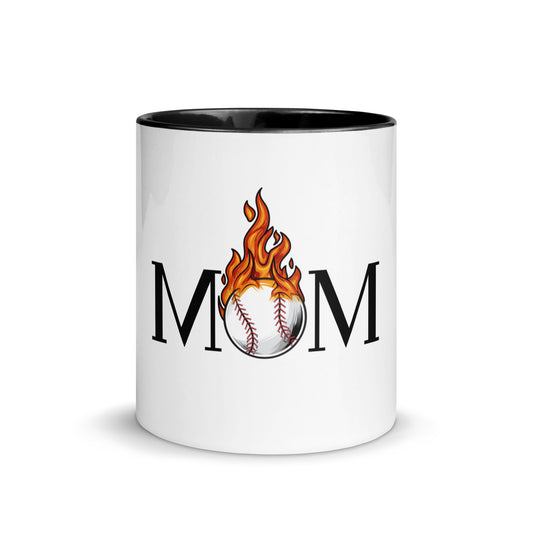 Baseball Mom | Mug with Color Inside   - #tag1# - #tag2# - 