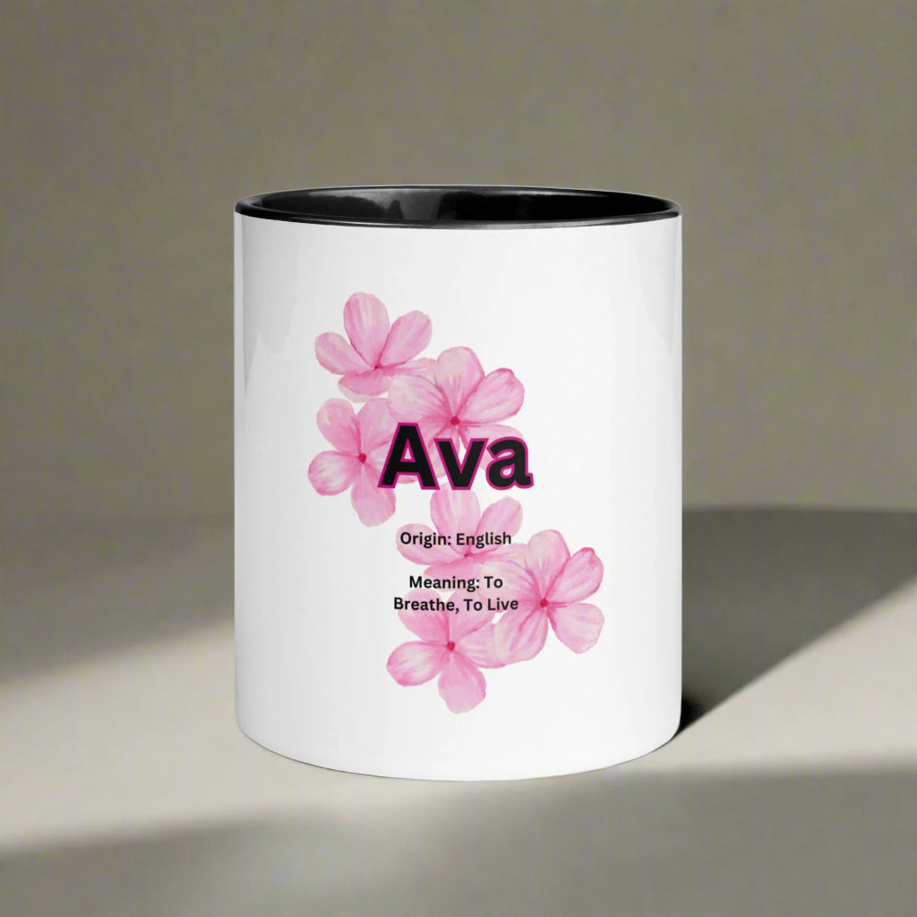 Ava Name | Mug with Color Inside   - #tag1# - #tag2# - 