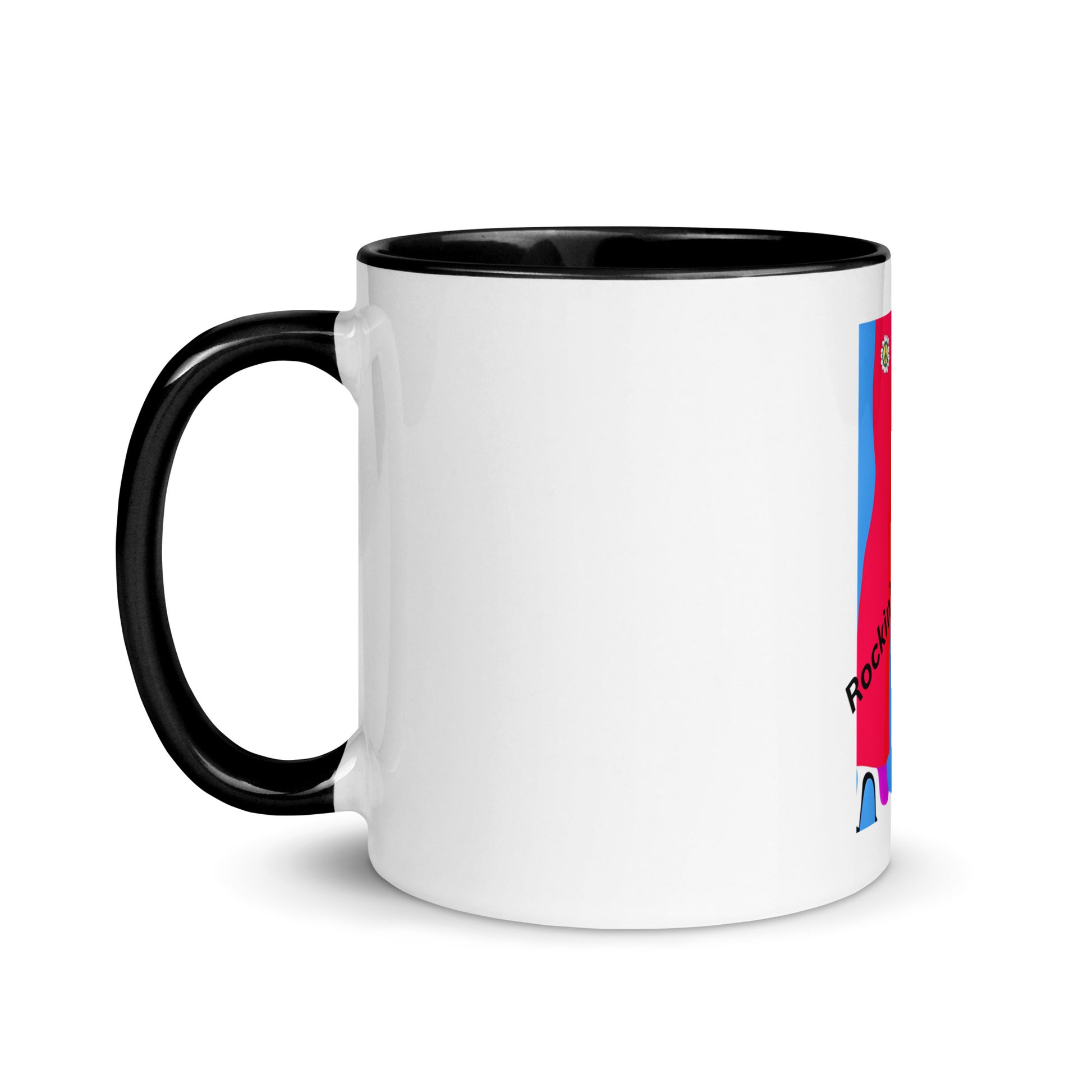 Rockin' The '70's Vibe | Mug with Color Inside   - #tag1# - #tag2# - 