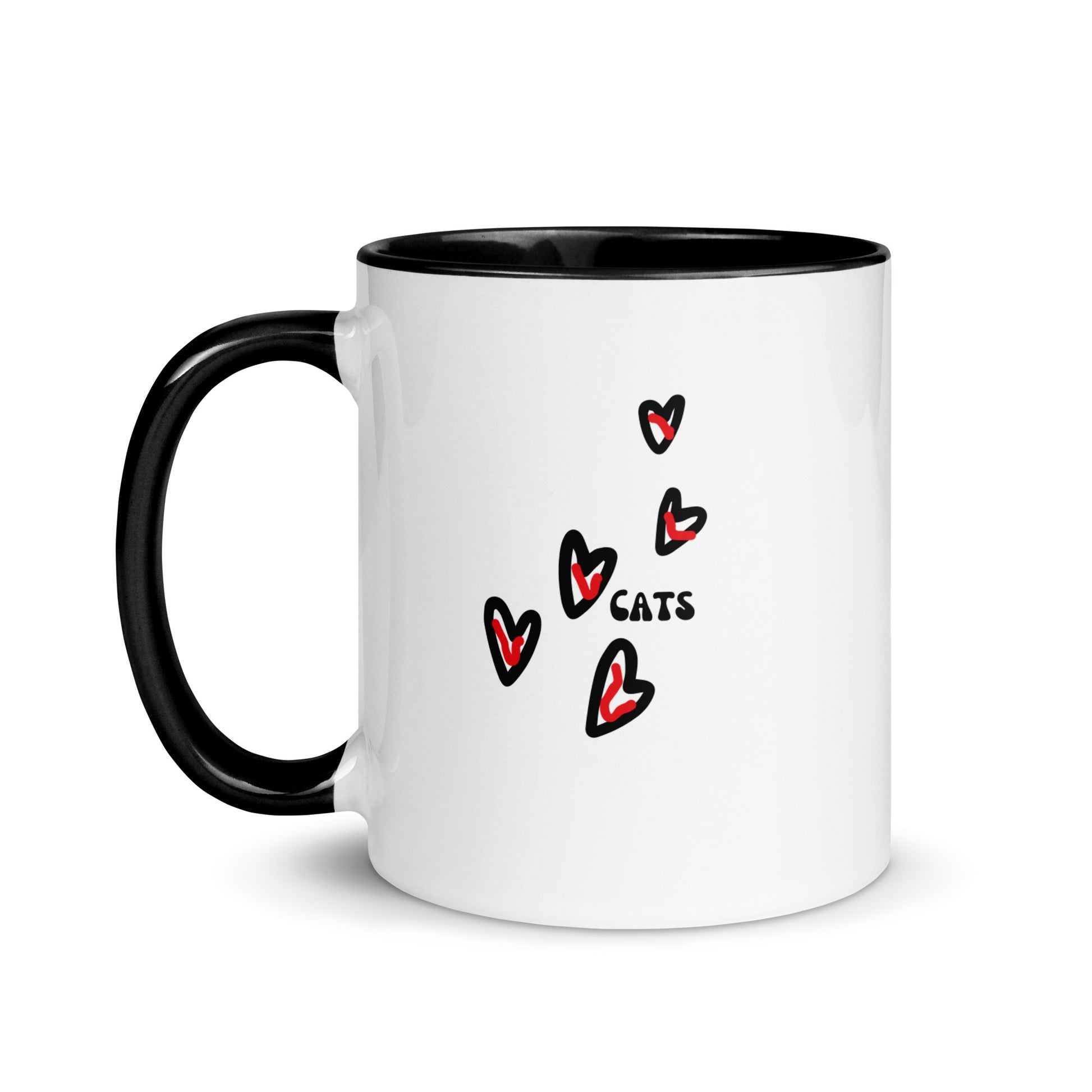 I Love Cats | Mug with Color Inside   - #tag1# - #tag2# - 