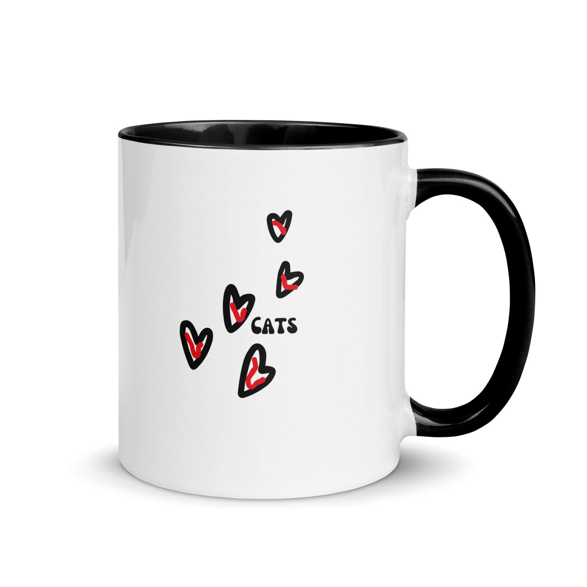 I Love Cats | Mug with Color Inside   - #tag1# - #tag2# - 