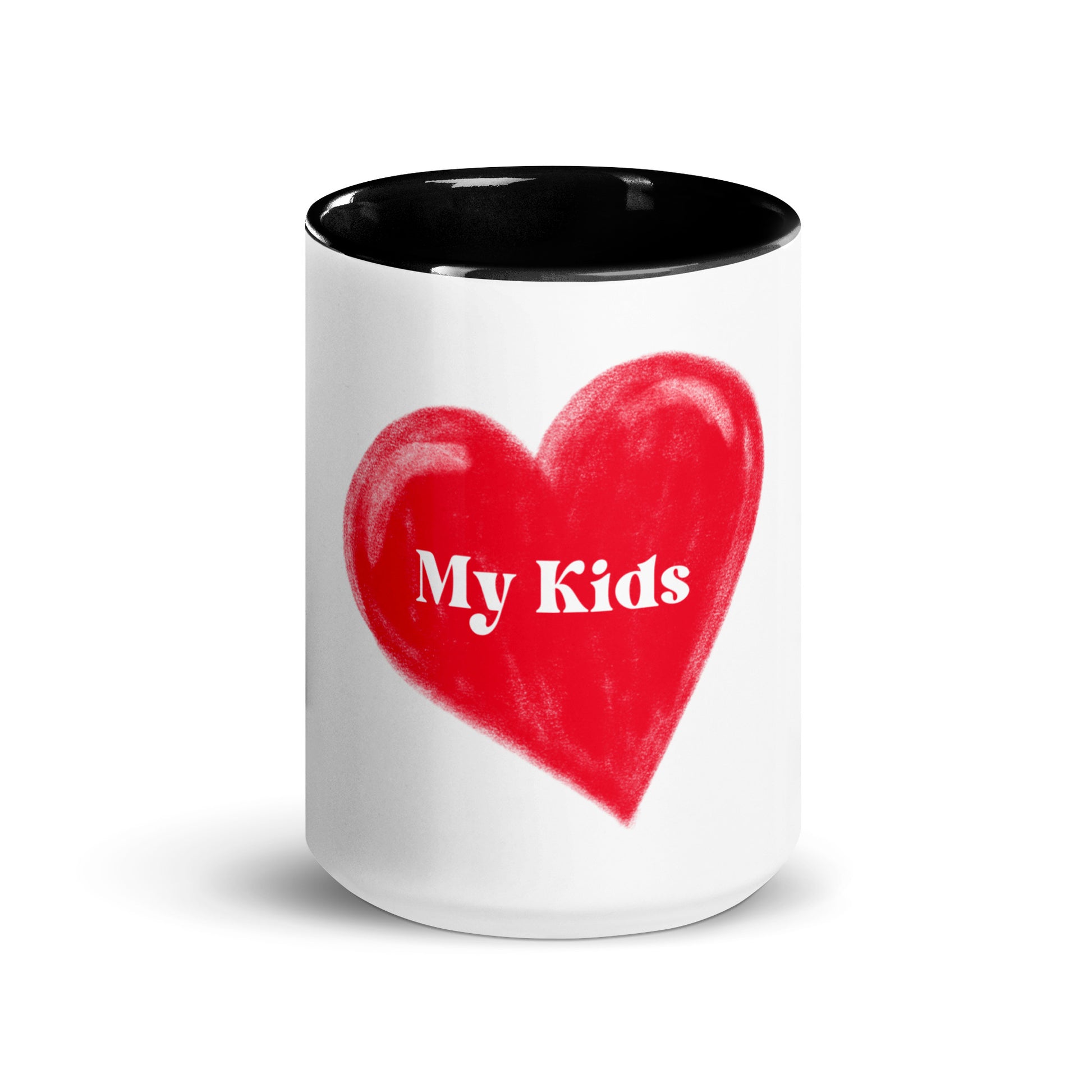 I Love My Kids | Mug With Color Inside   - #tag1# - #tag2# - 