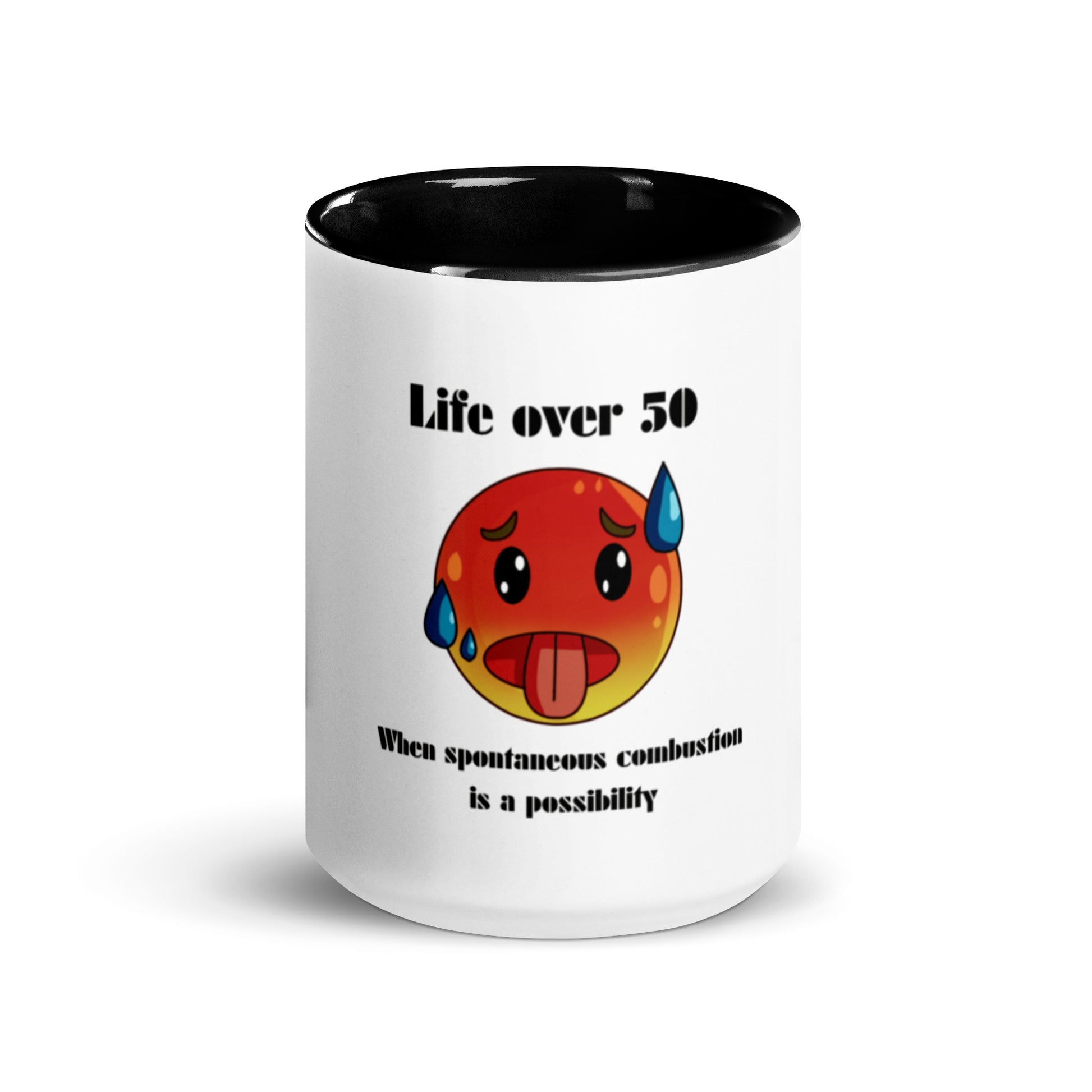 Life Over 50 | Mug with Color Inside   - #tag1# - #tag2# - 