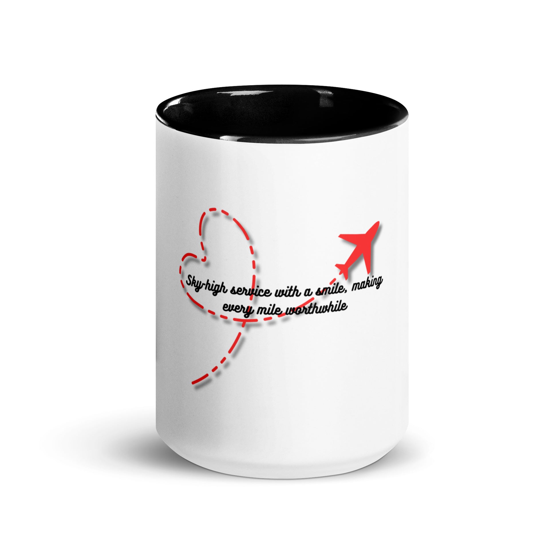 Flight Attendants/Pilots | Mug with Color Inside   - #tag1# - #tag2# - 