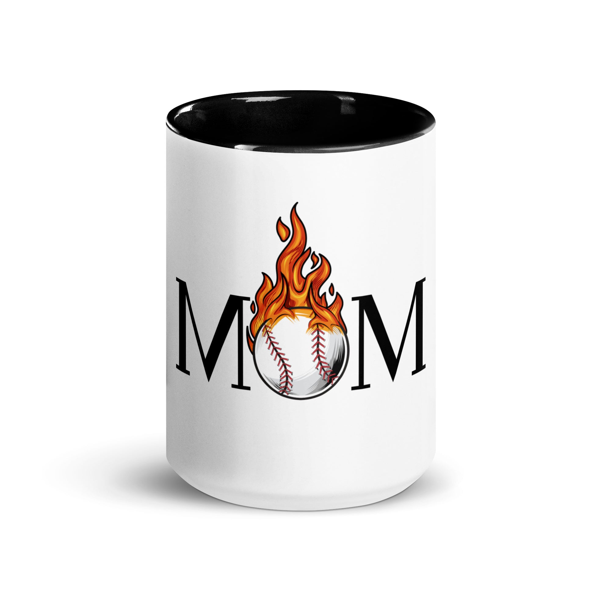 Baseball Mom | Mug with Color Inside   - #tag1# - #tag2# - 