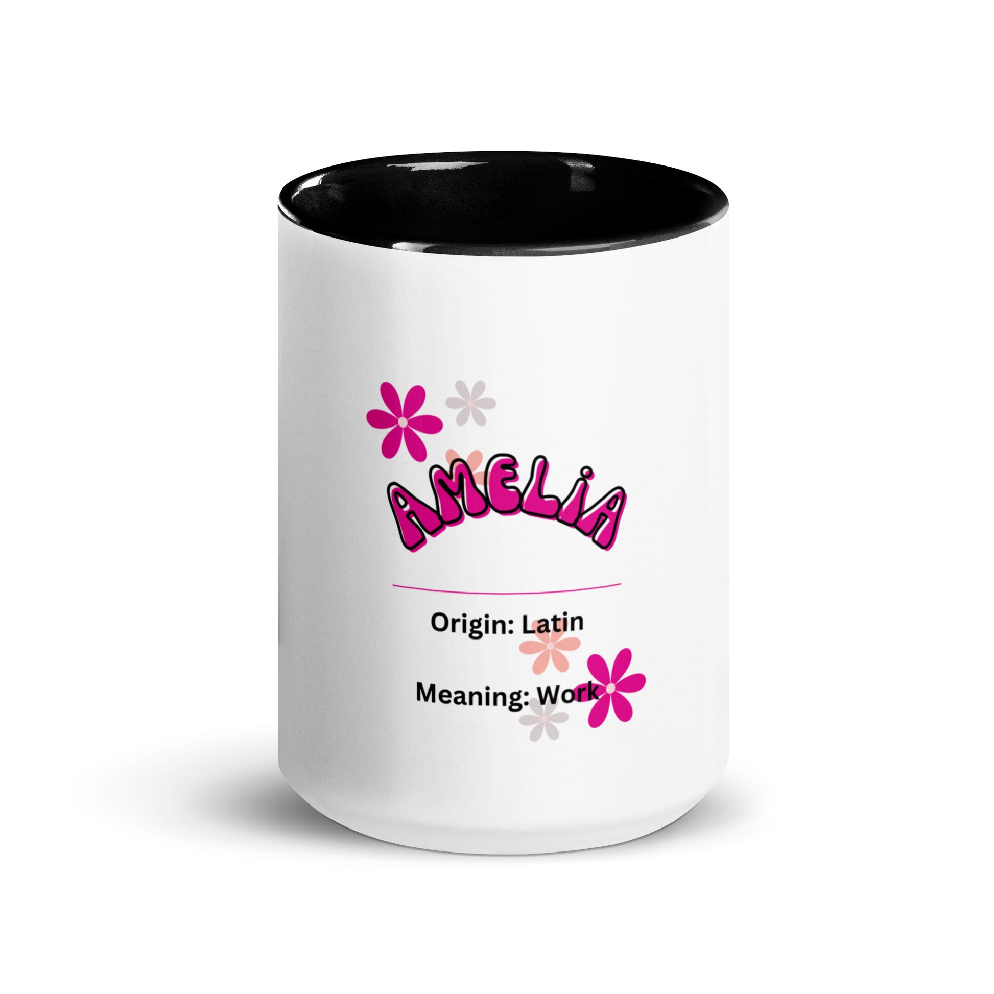 Amelia Name | Mug with Color Inside   - #tag1# - #tag2# - 