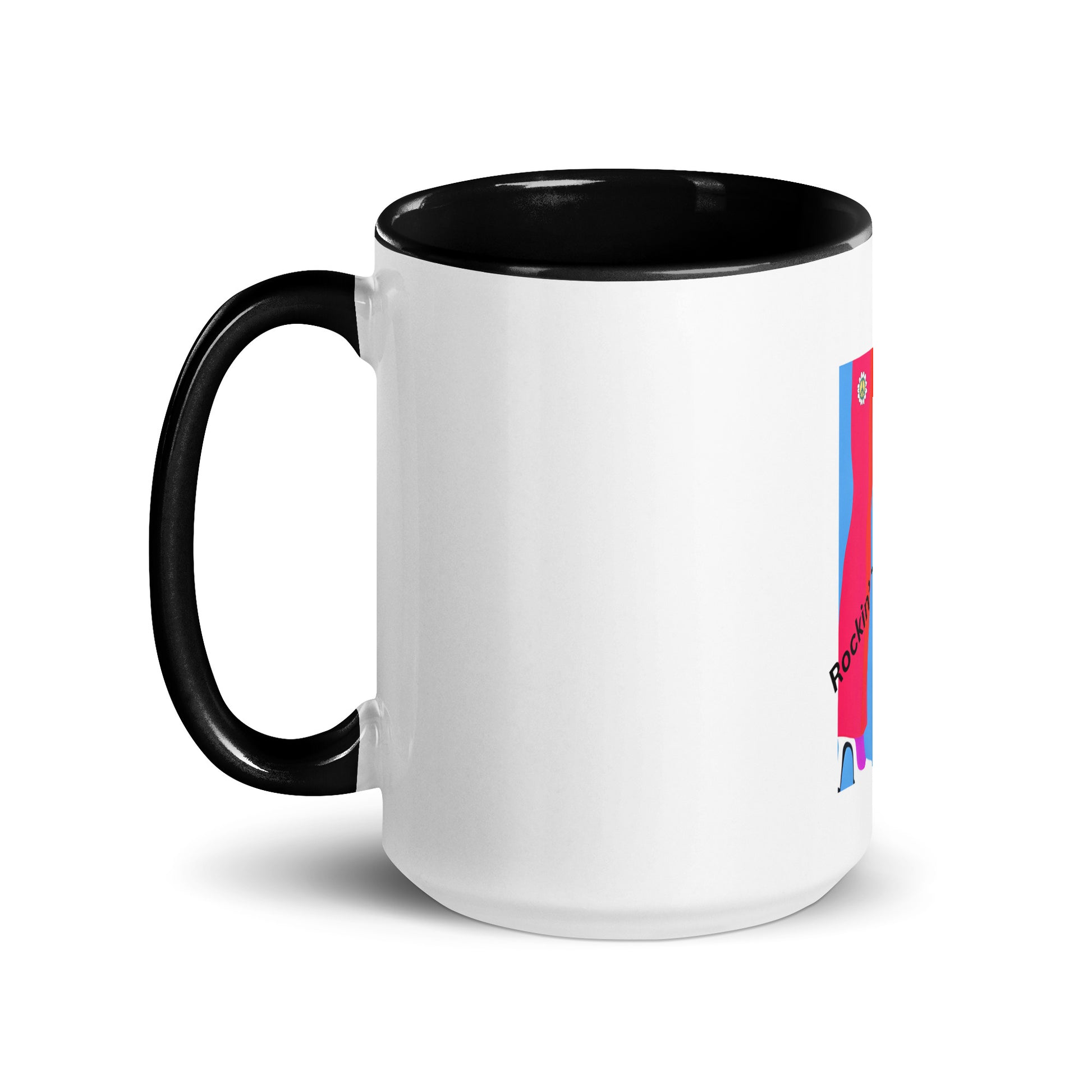 Rockin' The '70's Vibe | Mug with Color Inside   - #tag1# - #tag2# - 