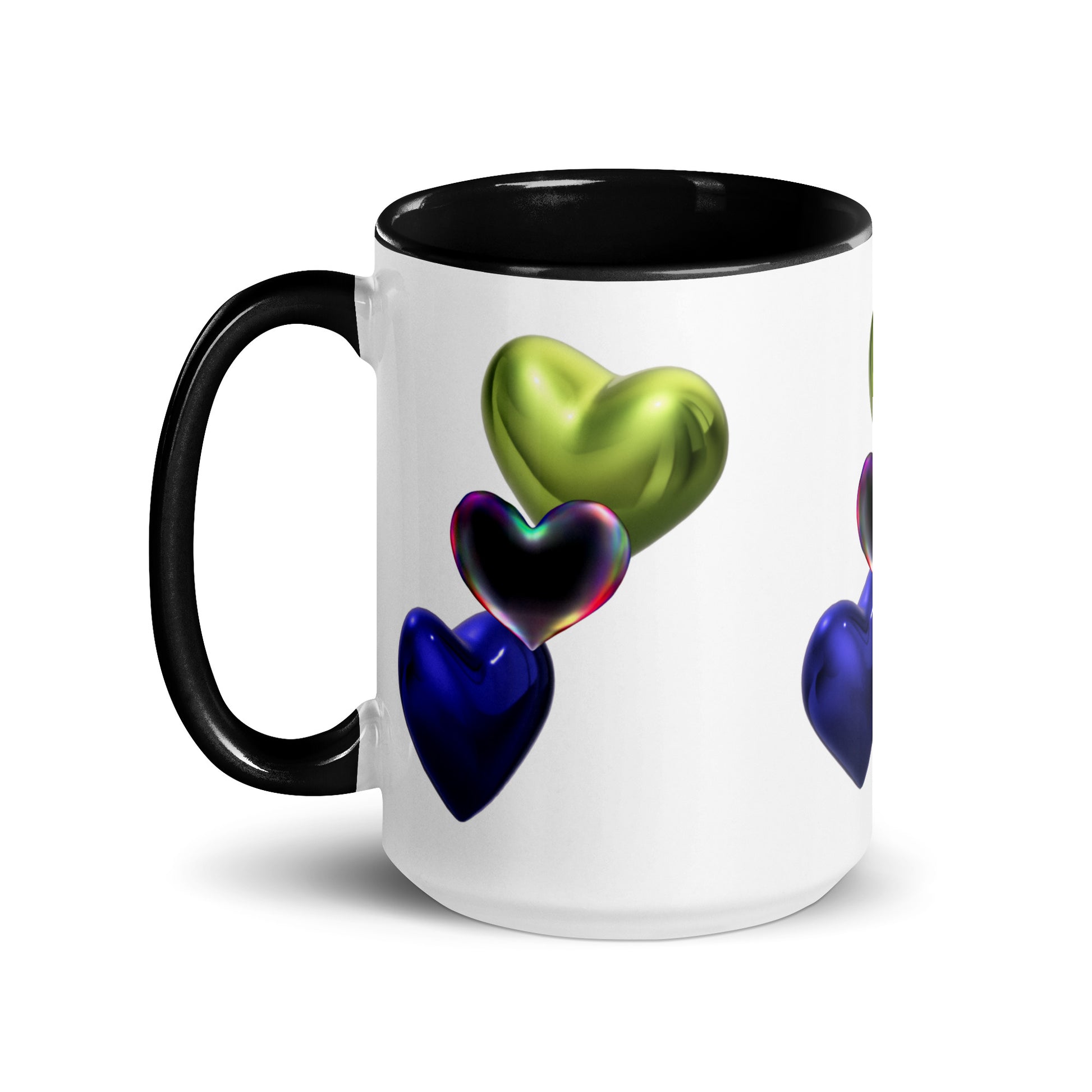 Hearts | Mug with Color Inside   - #tag1# - #tag2# - 