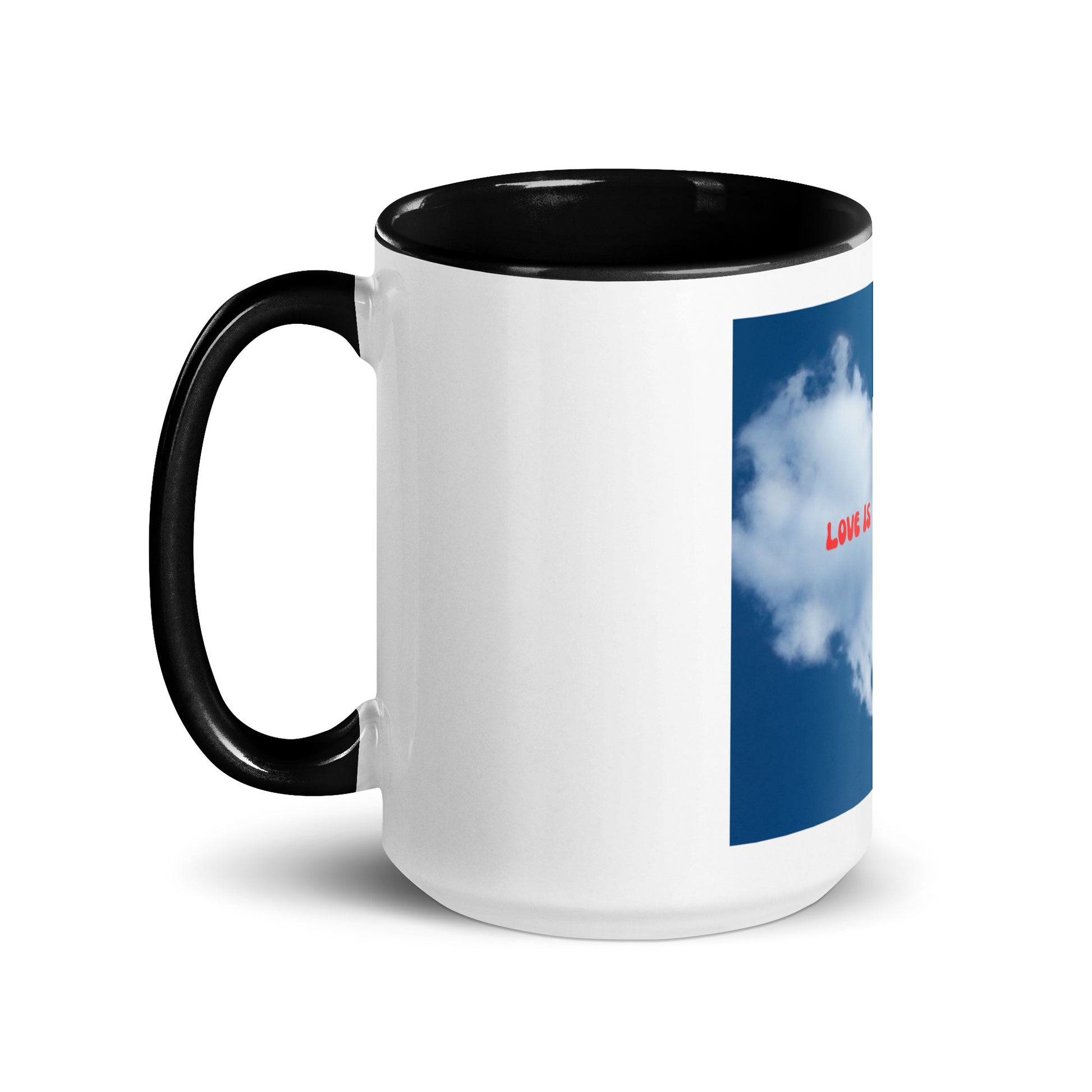 Love Is In The Air | Mug with Color Inside   - #tag1# - #tag2# - 
