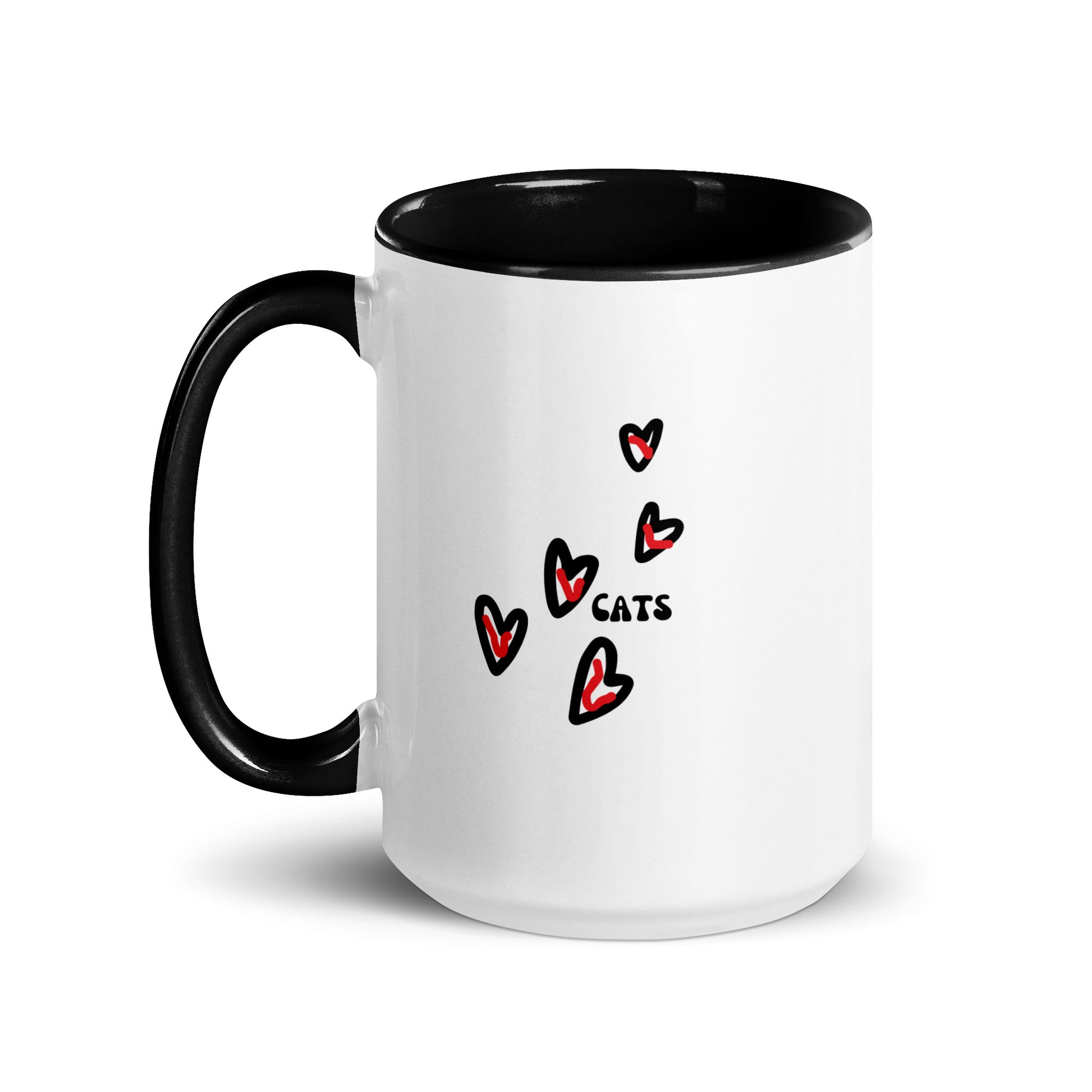 I Love Cats | Mug with Color Inside   - #tag1# - #tag2# - 
