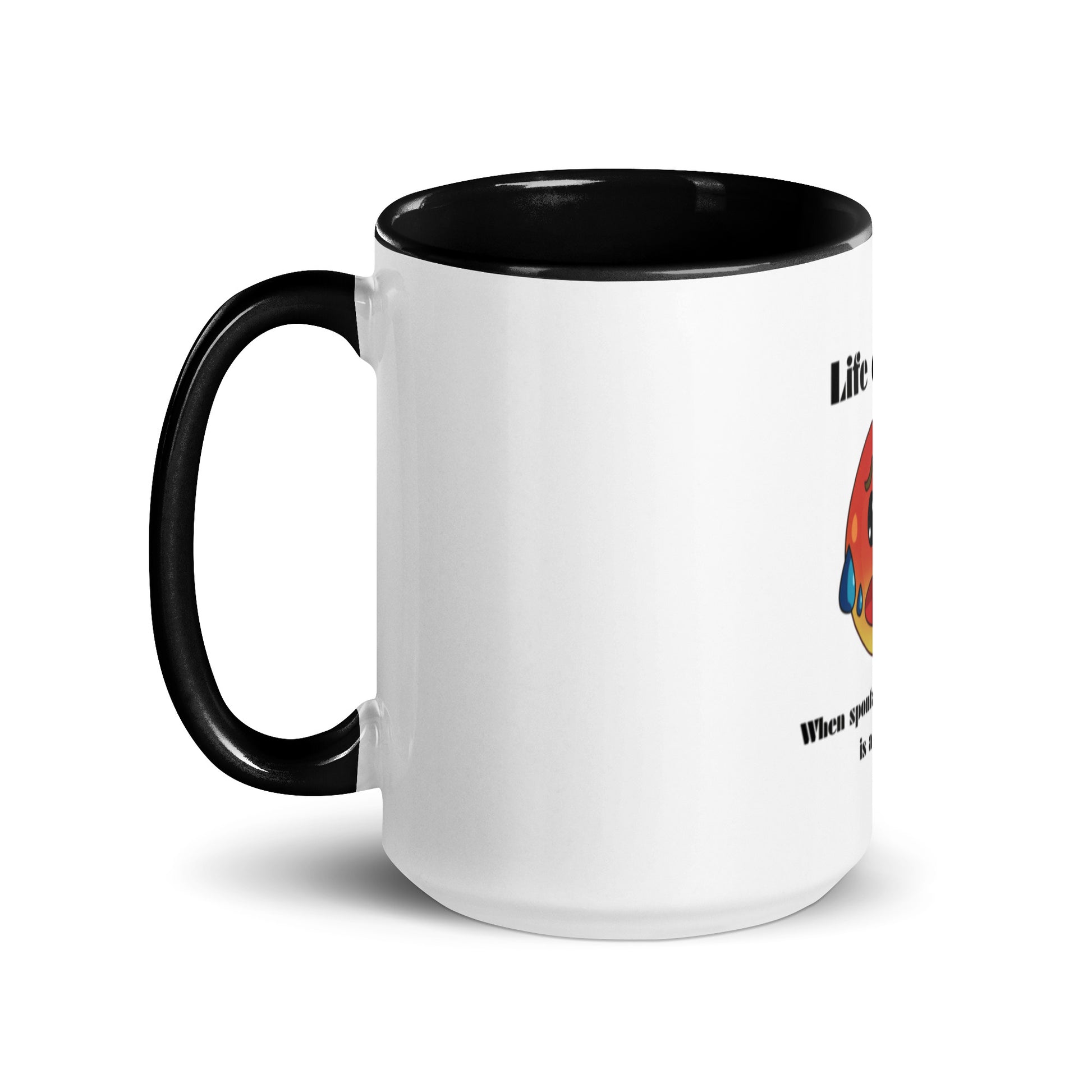 Life Over 50 | Mug with Color Inside   - #tag1# - #tag2# - 