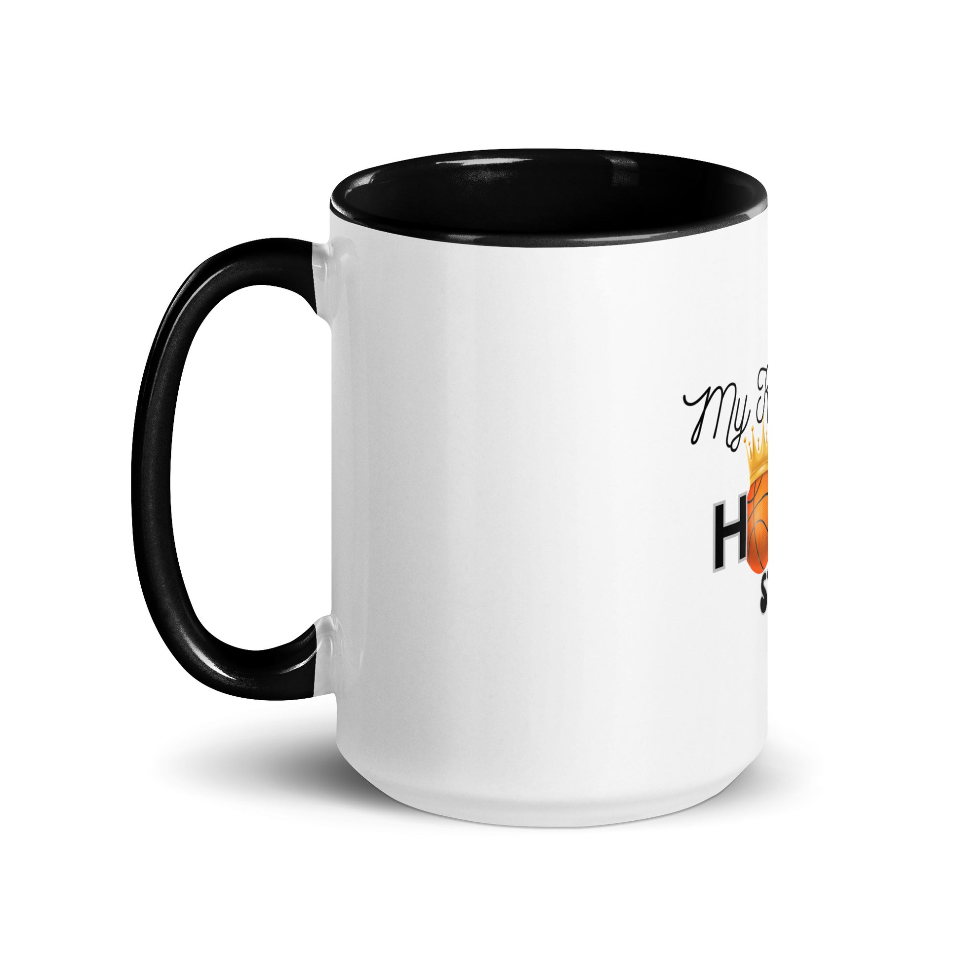 My Kid Is A Hoop Star | Mug with Color Inside   - #tag1# - #tag2# - 