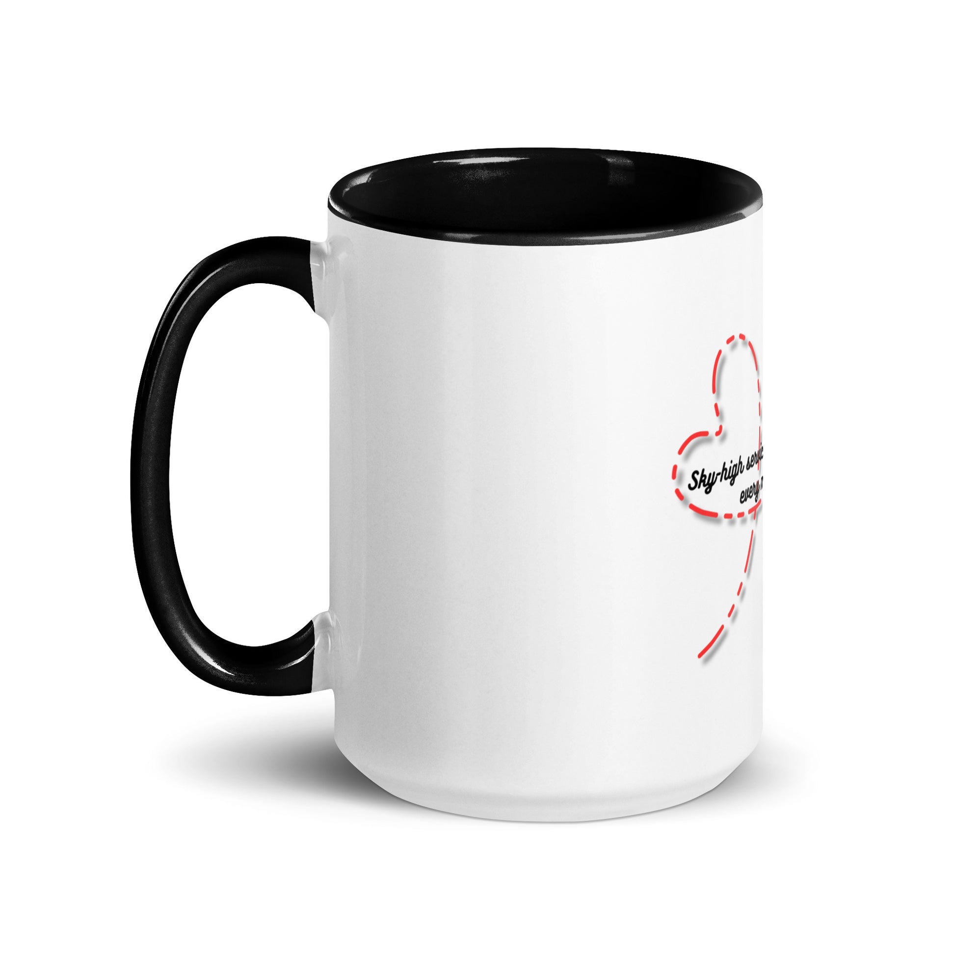 Flight Attendants/Pilots | Mug with Color Inside   - #tag1# - #tag2# - 