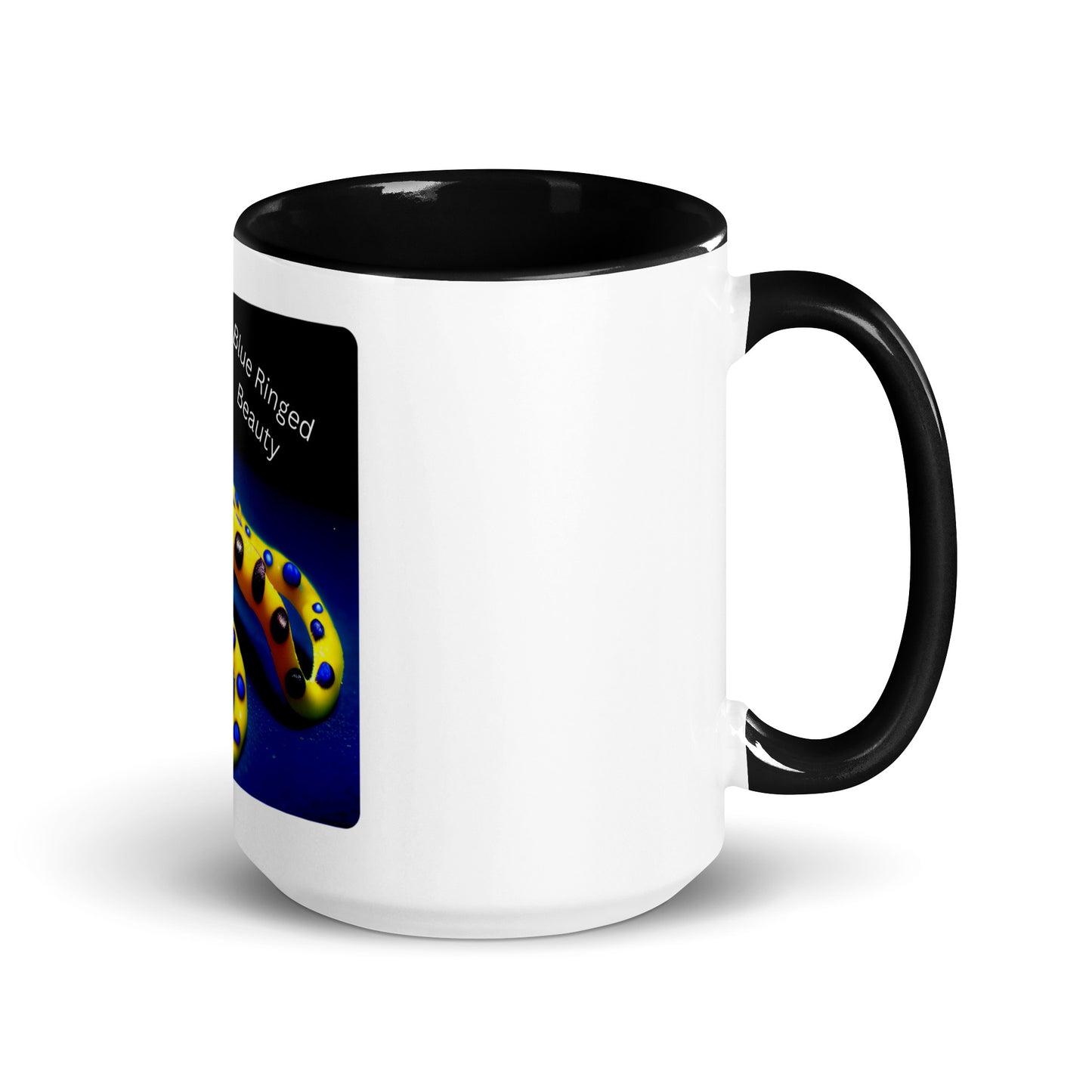 Blue Ringed Octopus | Mug with Color Inside   - #tag1# - #tag2# - 