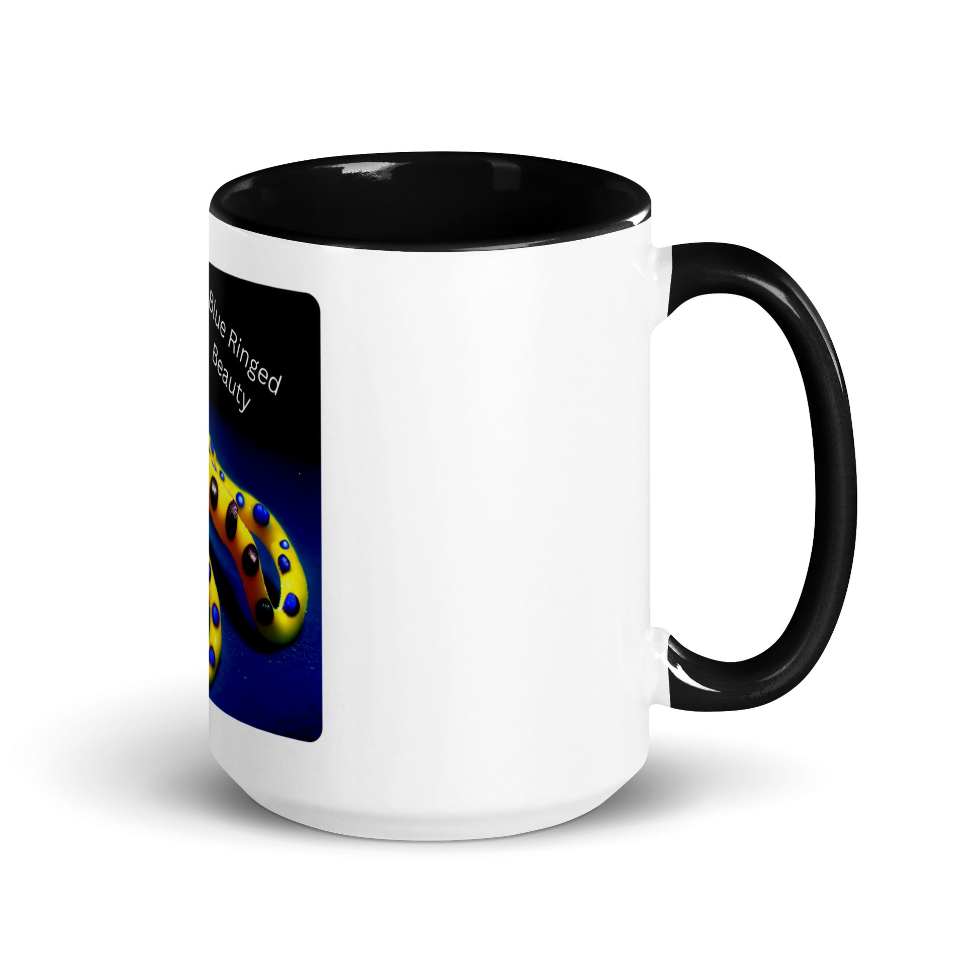 Blue Ringed Octopus | Mug with Color Inside   - #tag1# - #tag2# - 