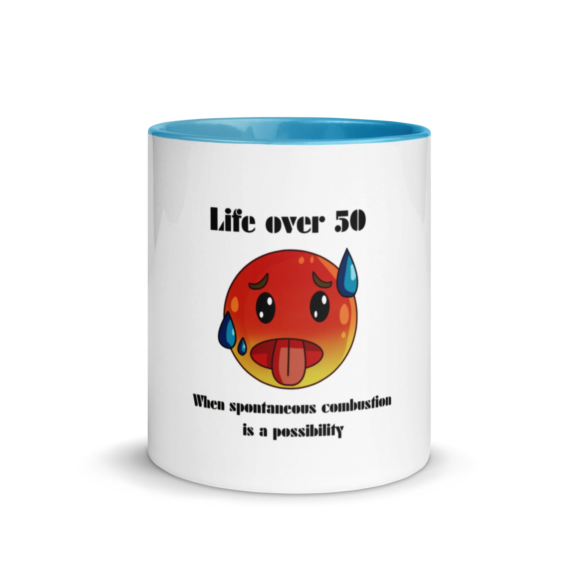 Life Over 50 | Mug with Color Inside   - #tag1# - #tag2# - 