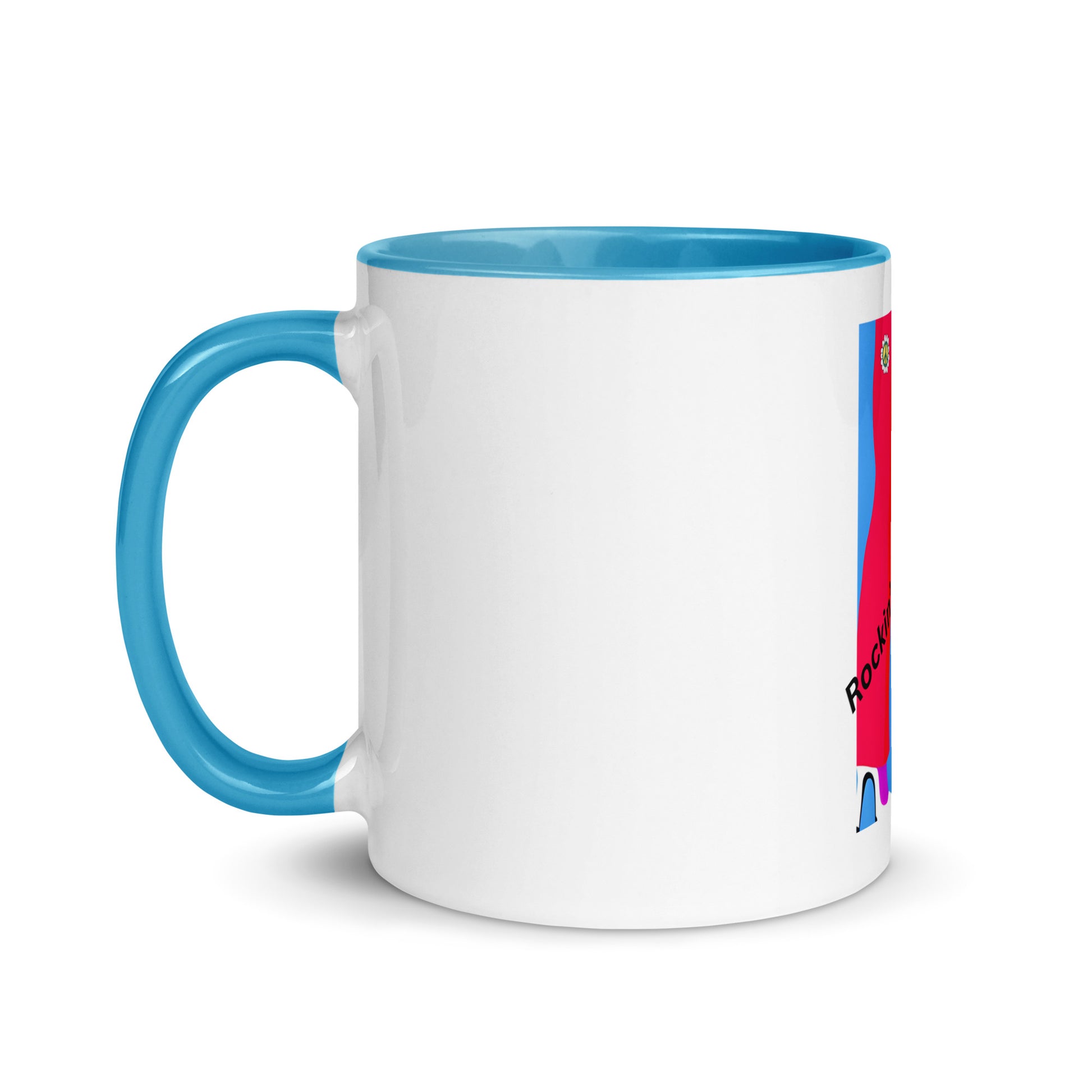 Rockin' The '70's Vibe | Mug with Color Inside   - #tag1# - #tag2# - 