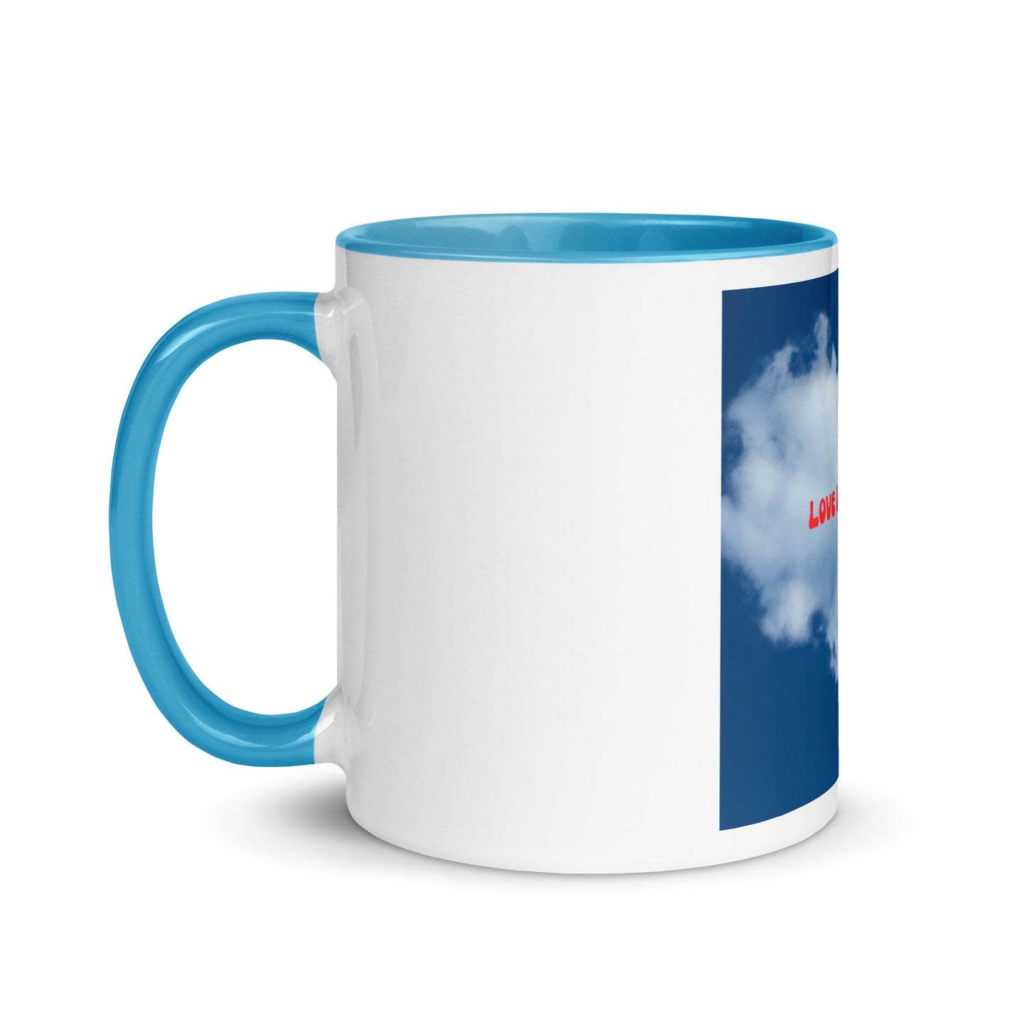 Love Is In The Air | Mug with Color Inside   - #tag1# - #tag2# - 