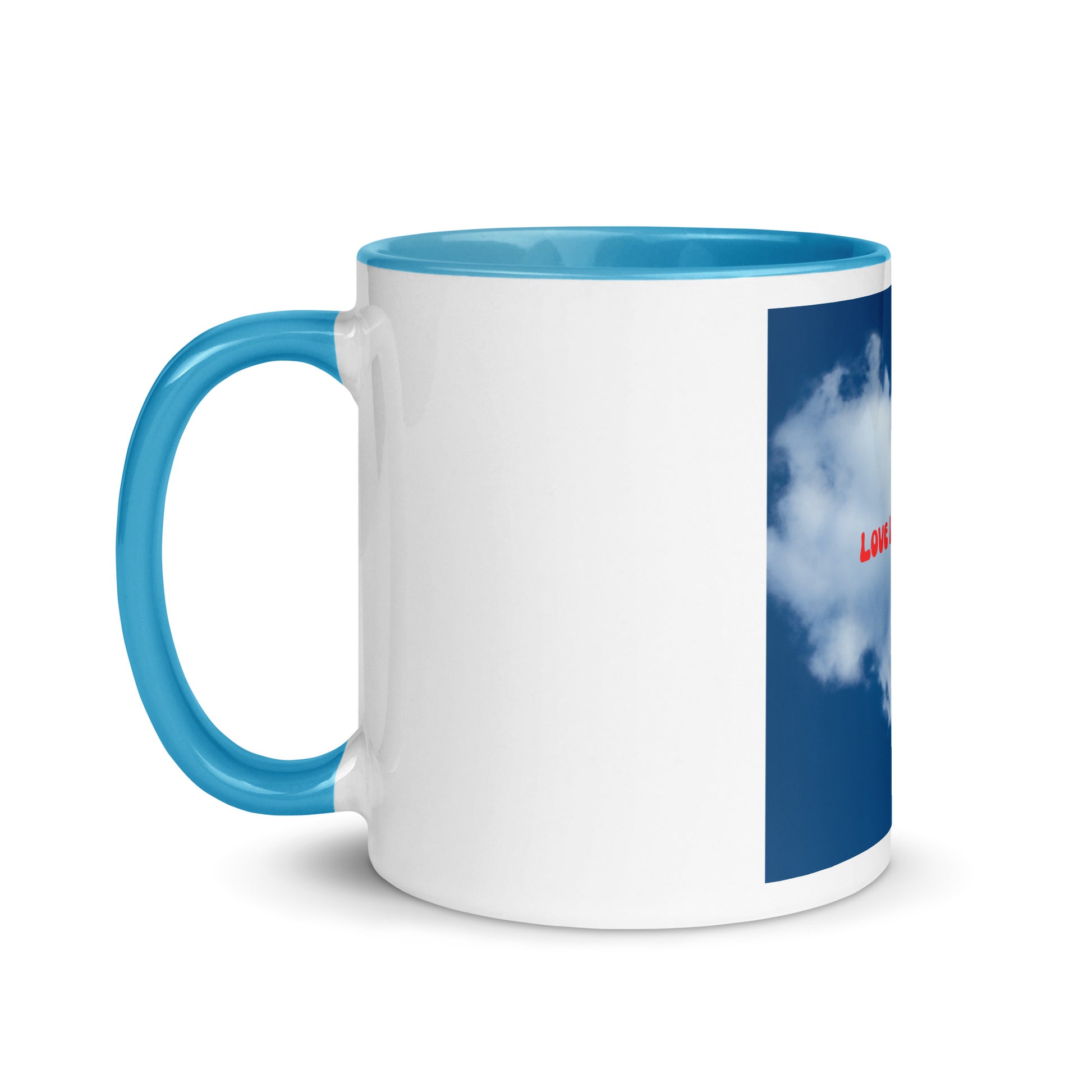 Love Is In The Air | Mug with Color Inside   - #tag1# - #tag2# - 