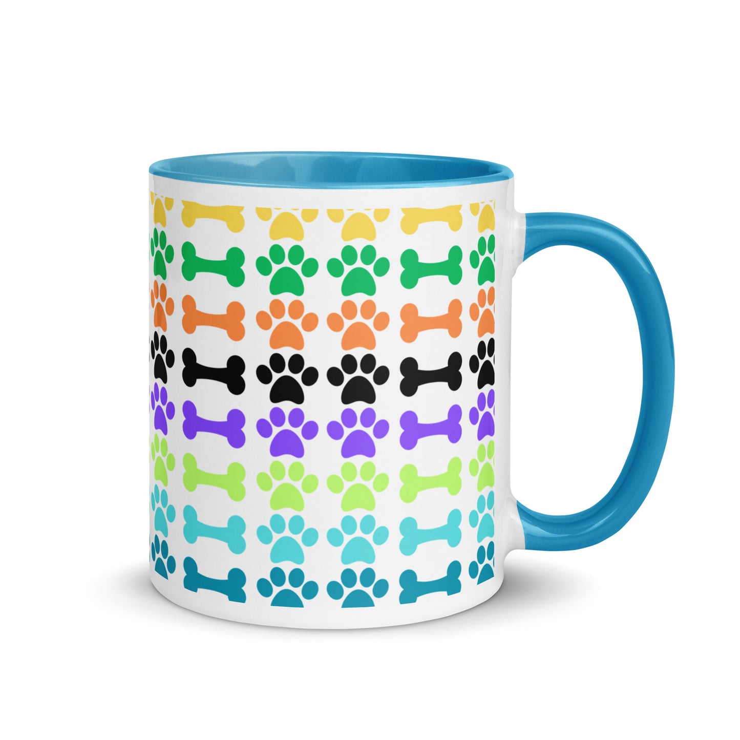 Dog Bones | Mug with Color Inside   - #tag1# - #tag2# - 
