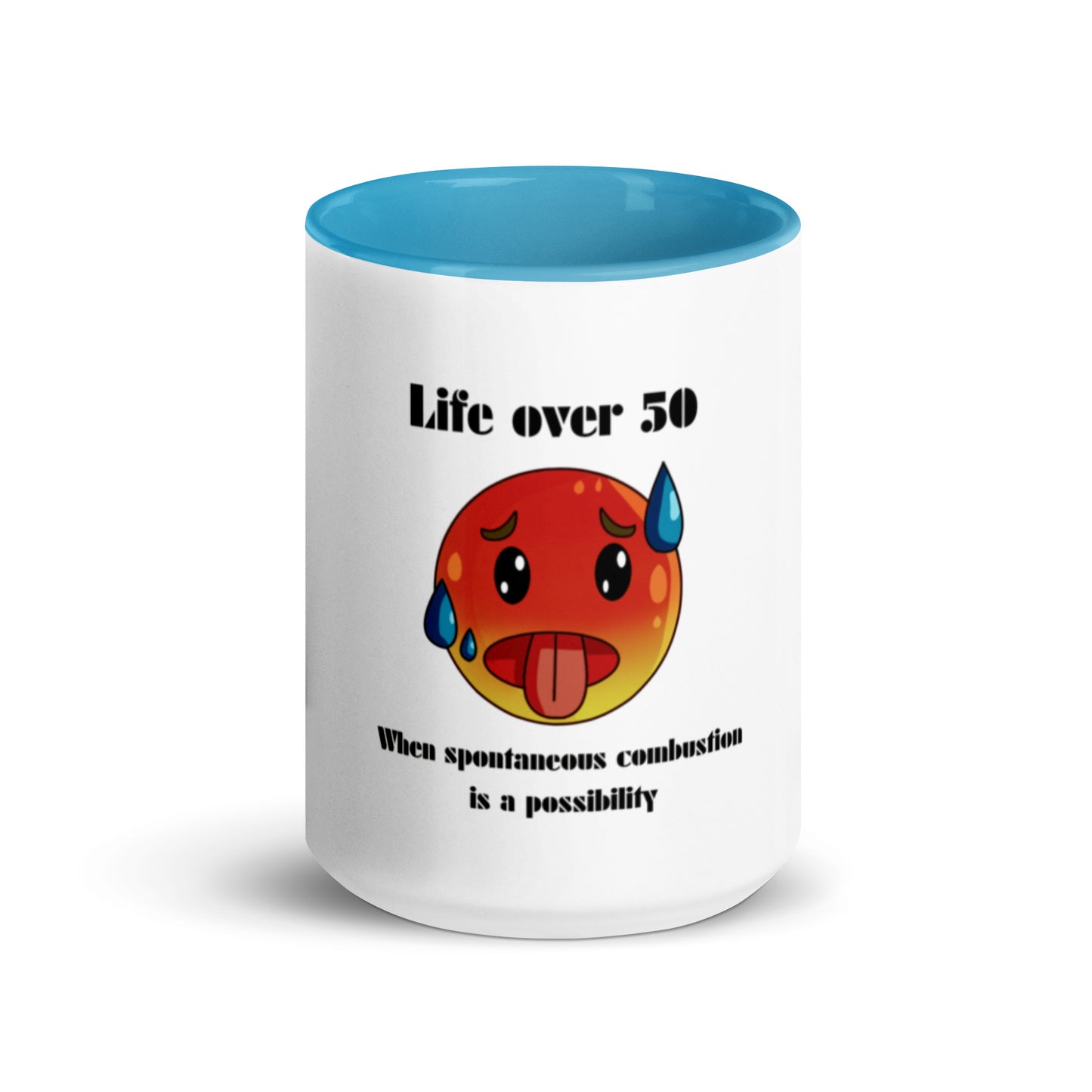 Life Over 50 | Mug with Color Inside   - #tag1# - #tag2# - 
