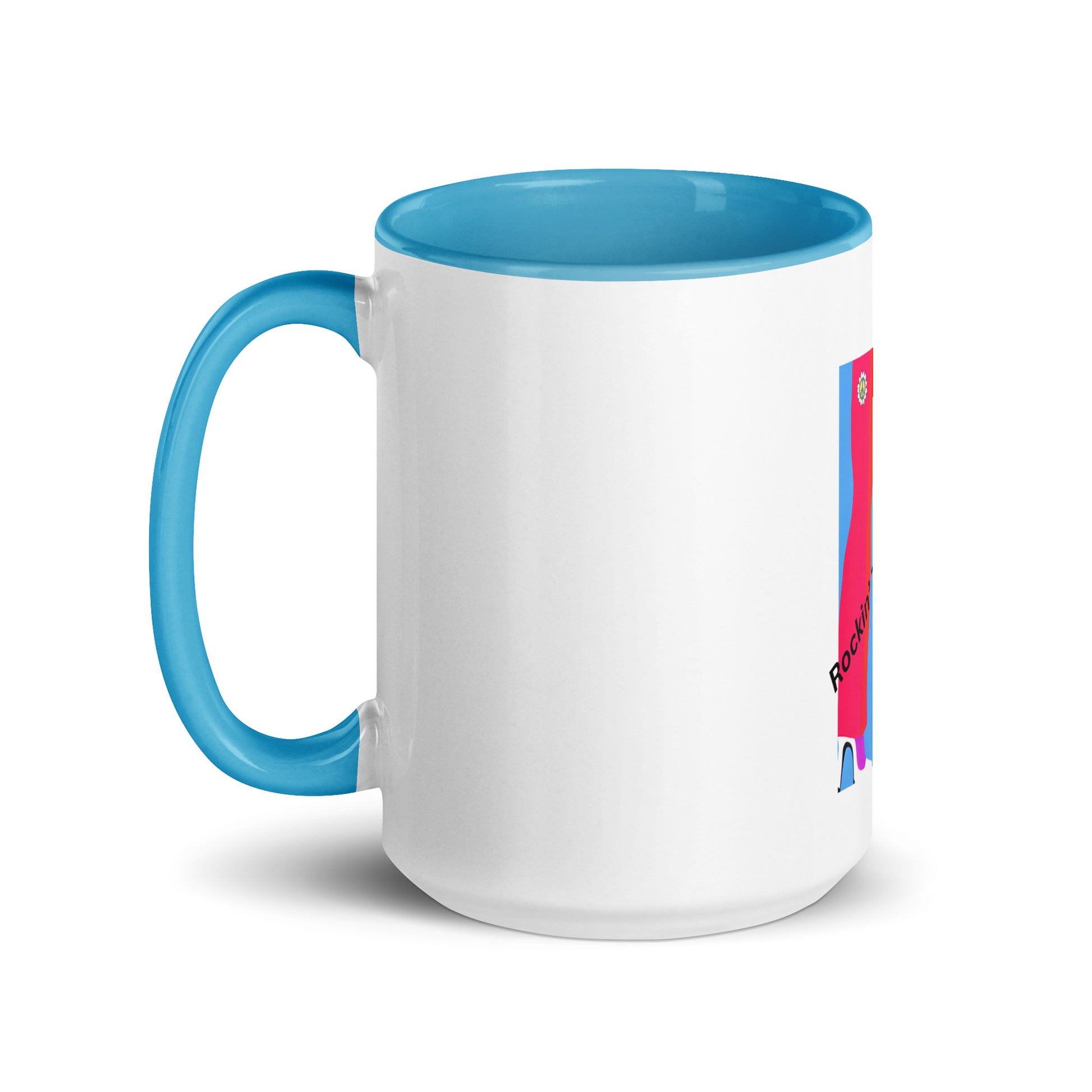 Rockin' The '70's Vibe | Mug with Color Inside   - #tag1# - #tag2# - 