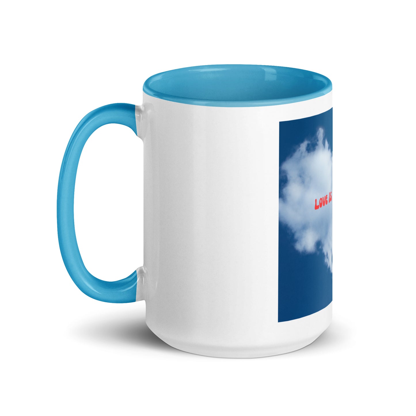 Love Is In The Air | Mug with Color Inside   - #tag1# - #tag2# - 