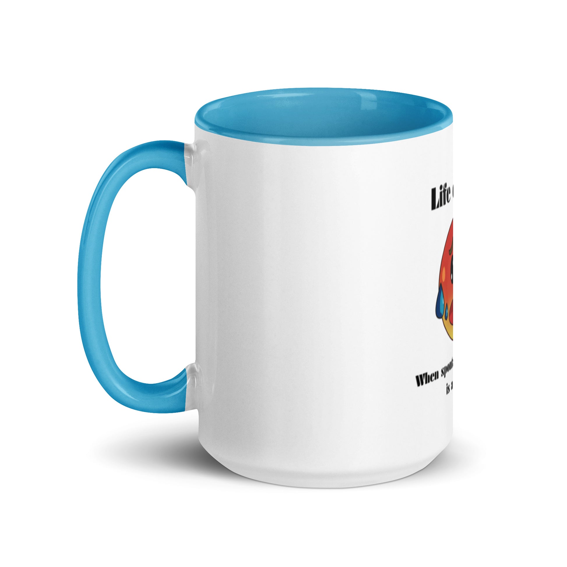 Life Over 50 | Mug with Color Inside   - #tag1# - #tag2# - 