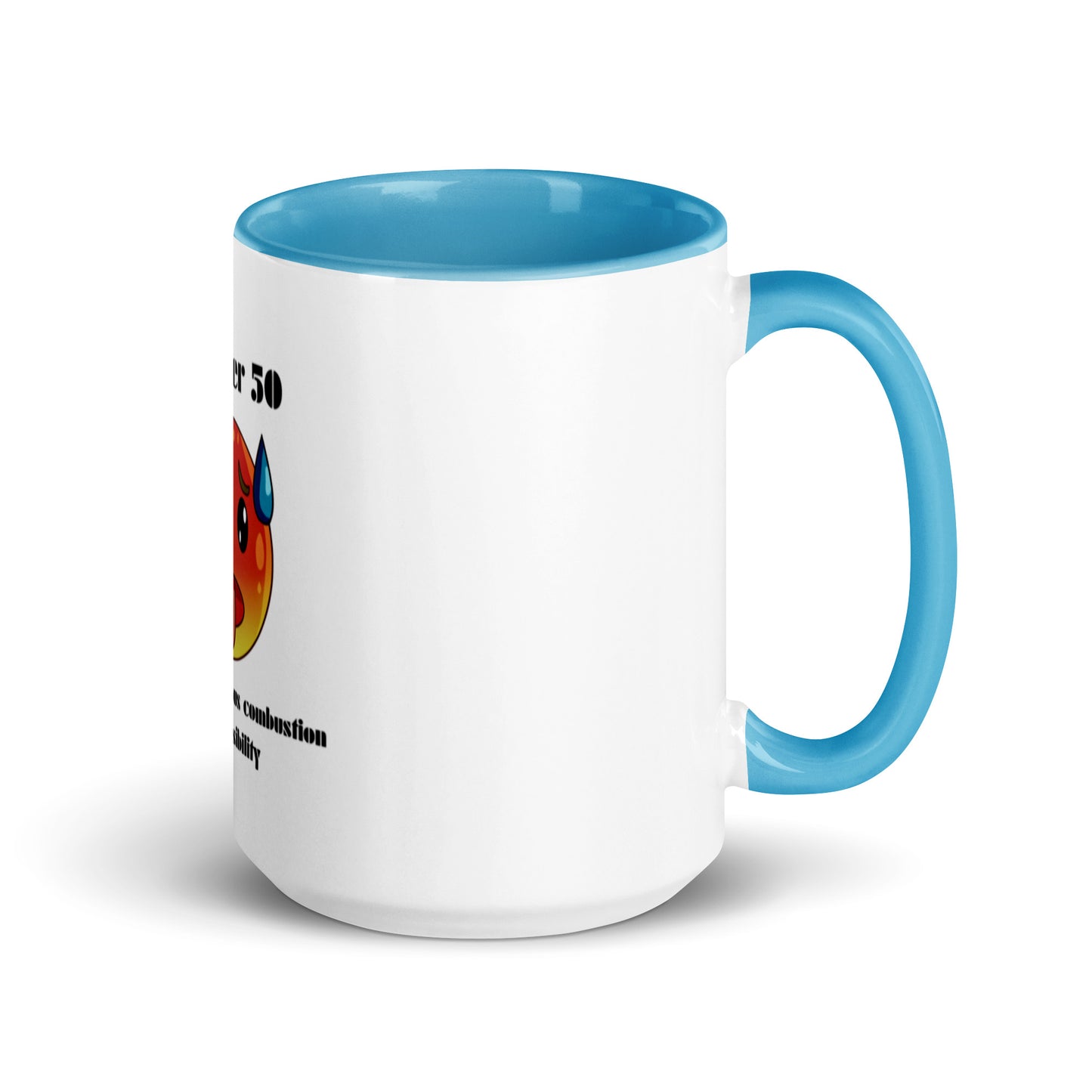 Life Over 50 | Mug with Color Inside   - #tag1# - #tag2# - 