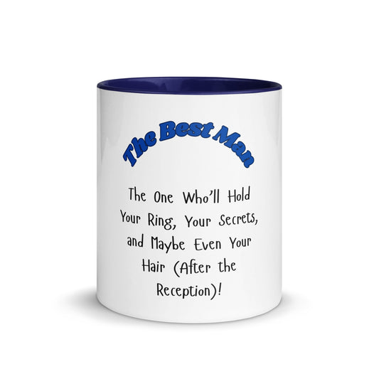 The Best Man | Mug with Color Inside   - #tag1# - #tag2# - 