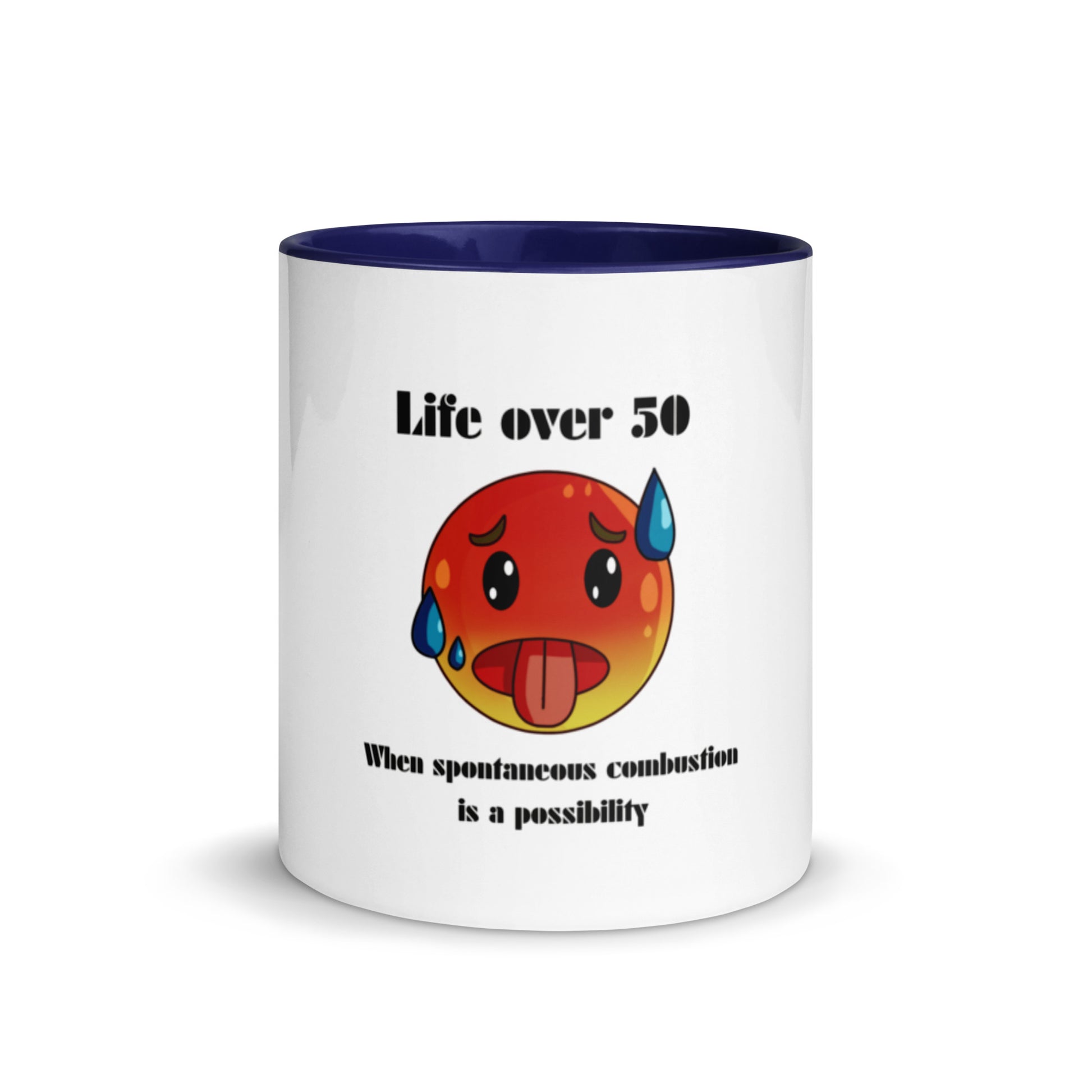 Life Over 50 | Mug with Color Inside   - #tag1# - #tag2# - 
