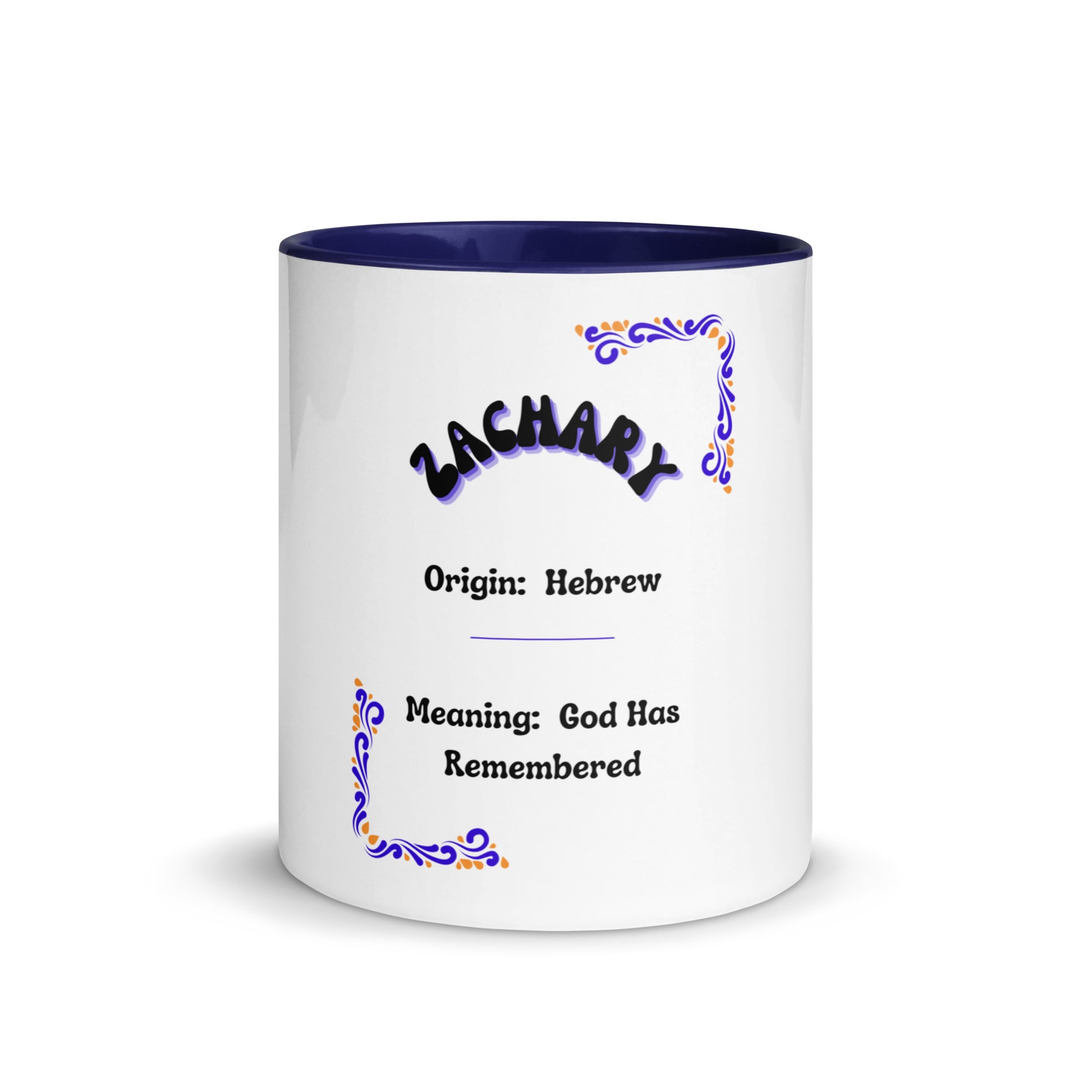 Zachary | Name Mug with Color Inside   - #tag1# - #tag2# - 