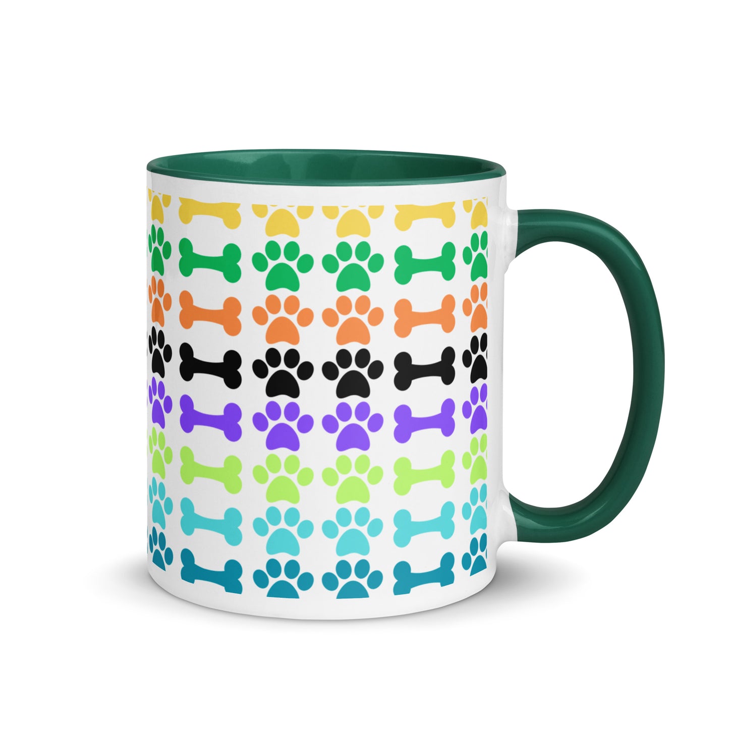 Dog Bones | Mug with Color Inside   - #tag1# - #tag2# - 