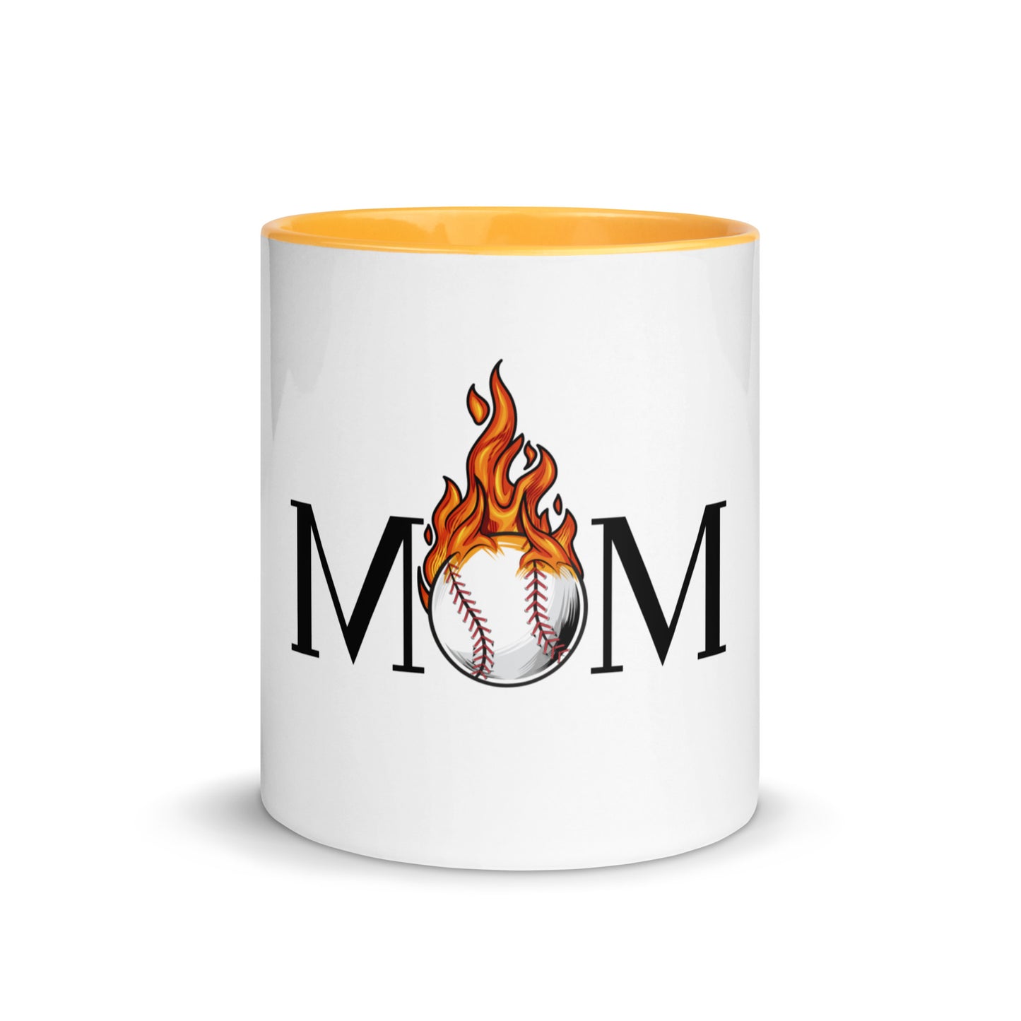 Baseball Mom | Mug with Color Inside   - #tag1# - #tag2# - 