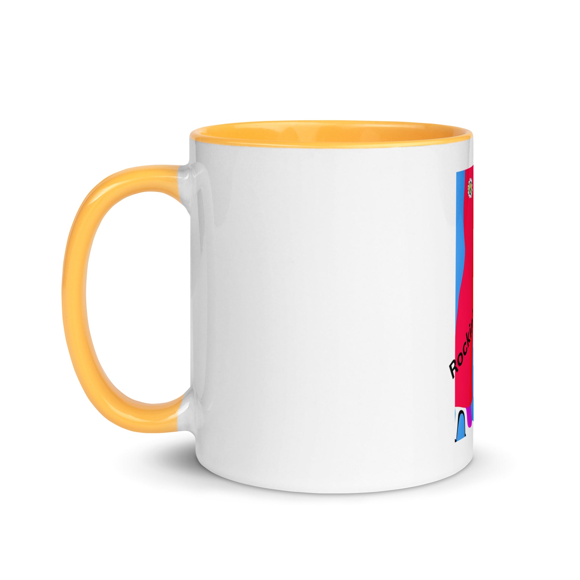 Rockin' The '70's Vibe | Mug with Color Inside   - #tag1# - #tag2# - 