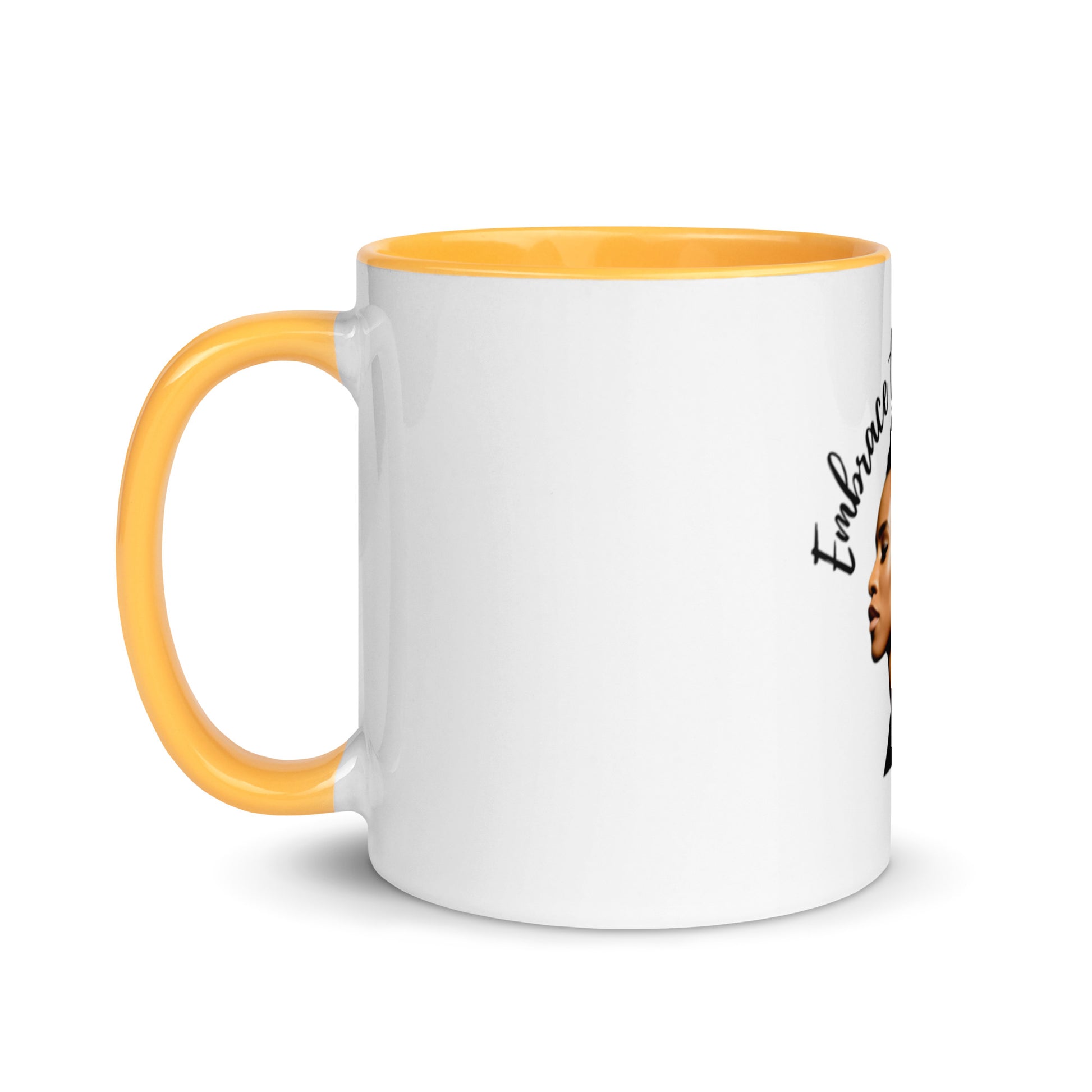 Embrace The Natural Flow | Natural Hair | Mug with Color Inside   - #tag1# - #tag2# - 