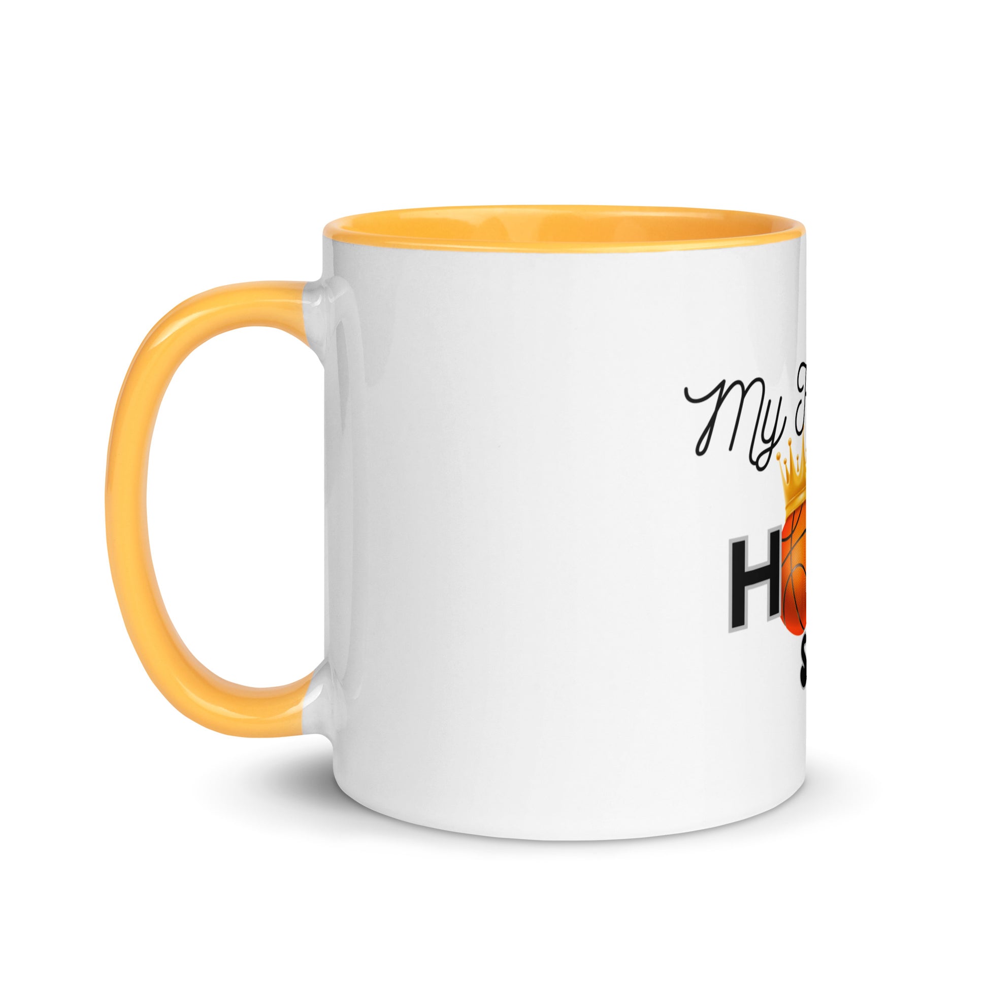 My Kid Is A Hoop Star | Mug with Color Inside   - #tag1# - #tag2# - 