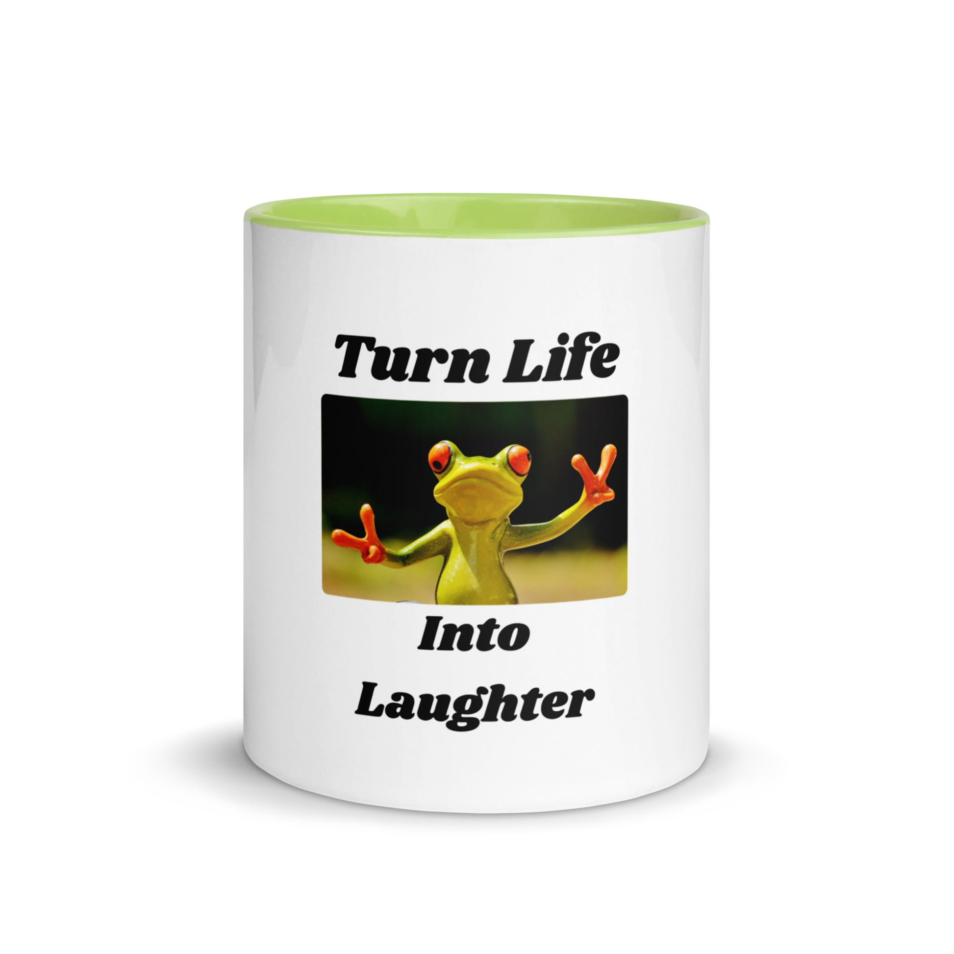 Turn Life Into Laughter | Mug with Color Inside   - #tag1# - #tag2# - 