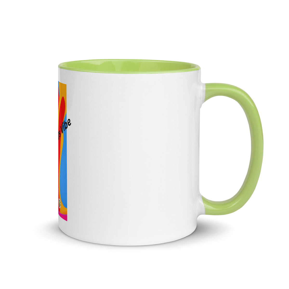 Rockin' The '70's Vibe | Mug with Color Inside   - #tag1# - #tag2# - 